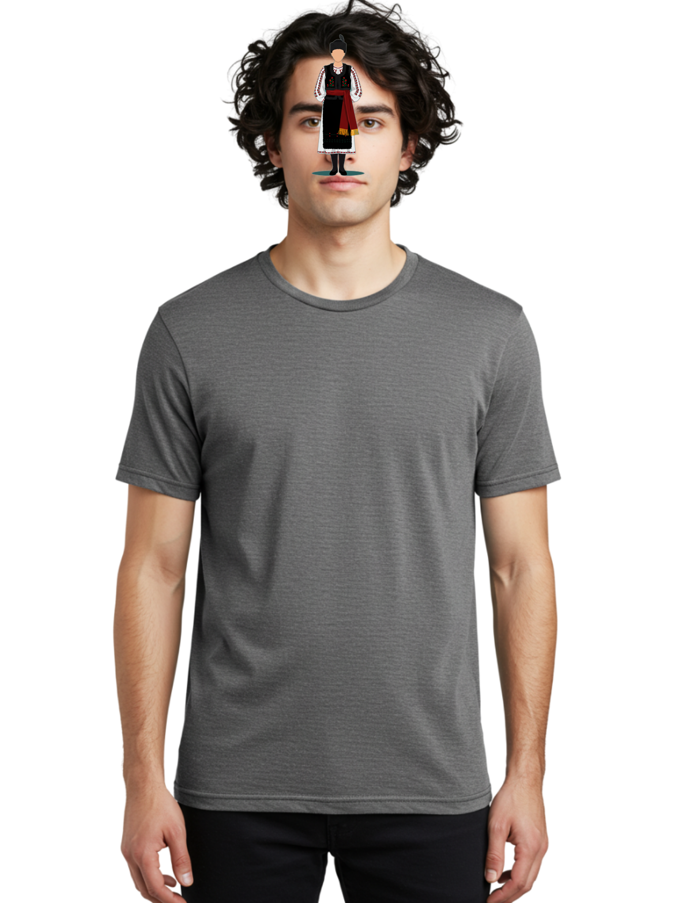 Traditional-Folk-Costume-1 Men'S Graphic Tee, 100% Cotton, Comfortable Casual Summer Wear, Machine Washable, Vintage Camera, Old Camera, Antique Camera, Black Camera, Classic Photography, Photography Equipment, Nostalgic Device, Film Camera, Bah274