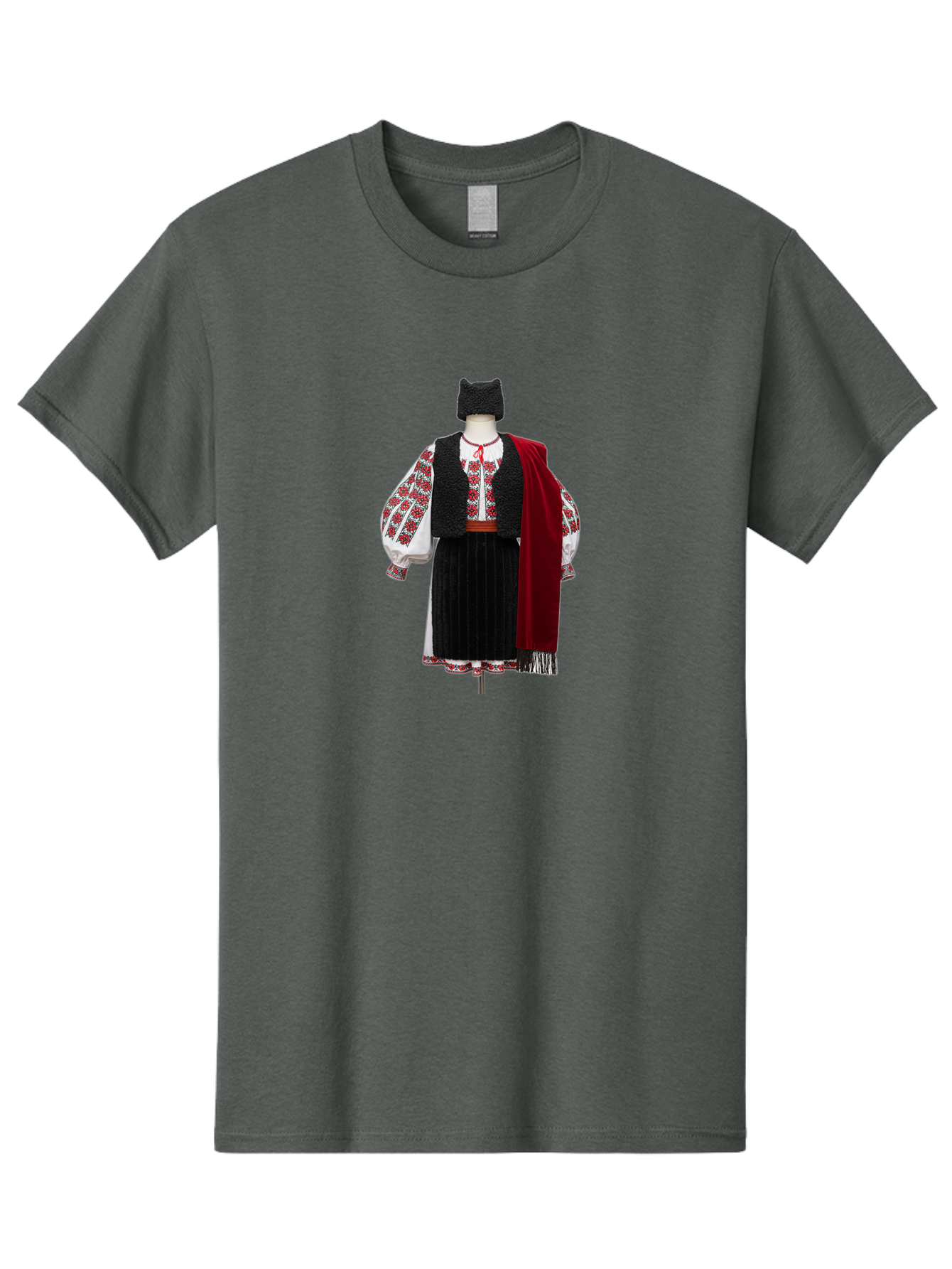 Traditional-Folk-Costume Men'S Graphic Tee, 100% Cotton, Comfortable Casual Summer Wear, Machine Washable, Vintage Camera, Old Camera, Antique Camera, Black Camera, Classic Photography, Photography Equipment, Nostalgic Device, Film Camera, Bah275