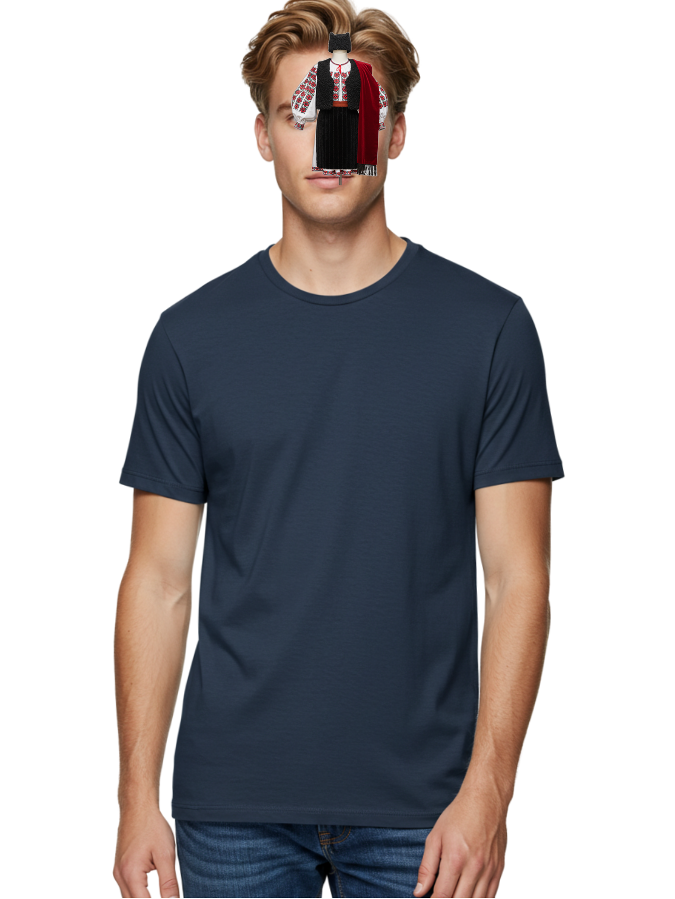 Traditional-Folk-Costume Men'S Graphic Tee, 100% Cotton, Comfortable Casual Summer Wear, Machine Washable, Vintage Camera, Old Camera, Antique Camera, Black Camera, Classic Photography, Photography Equipment, Nostalgic Device, Film Camera, Bah275