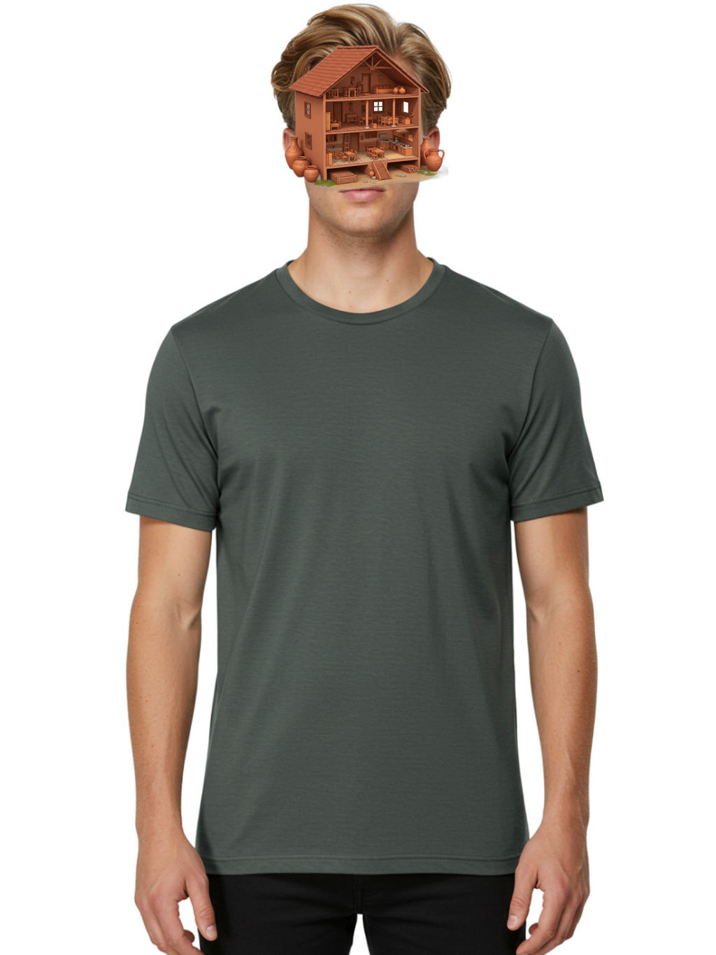 Traditional-House Men'S Graphic Tee, 100% Cotton, Comfortable Casual Summer Wear, Machine Washable, Vintage Camera, Old Camera, Antique Camera, Black Camera, Classic Photography, Photography Equipment, Nostalgic Device, Film Camera, Camera Art Bah276