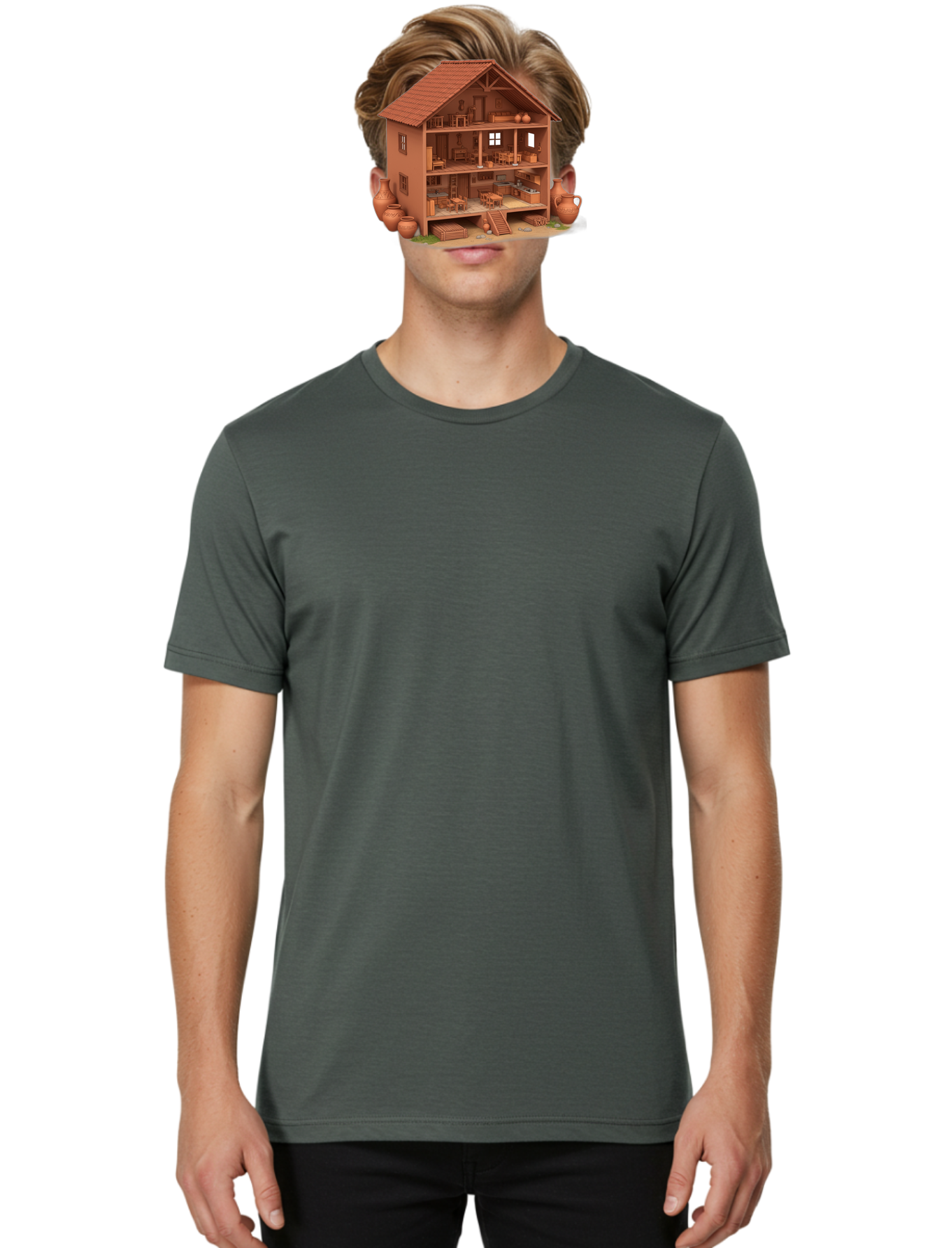 Traditional-House Men'S Graphic Tee, 100% Cotton, Comfortable Casual Summer Wear, Machine Washable, Vintage Camera, Old Camera, Antique Camera, Black Camera, Classic Photography, Photography Equipment, Nostalgic Device, Film Camera, Camera Art Bah276