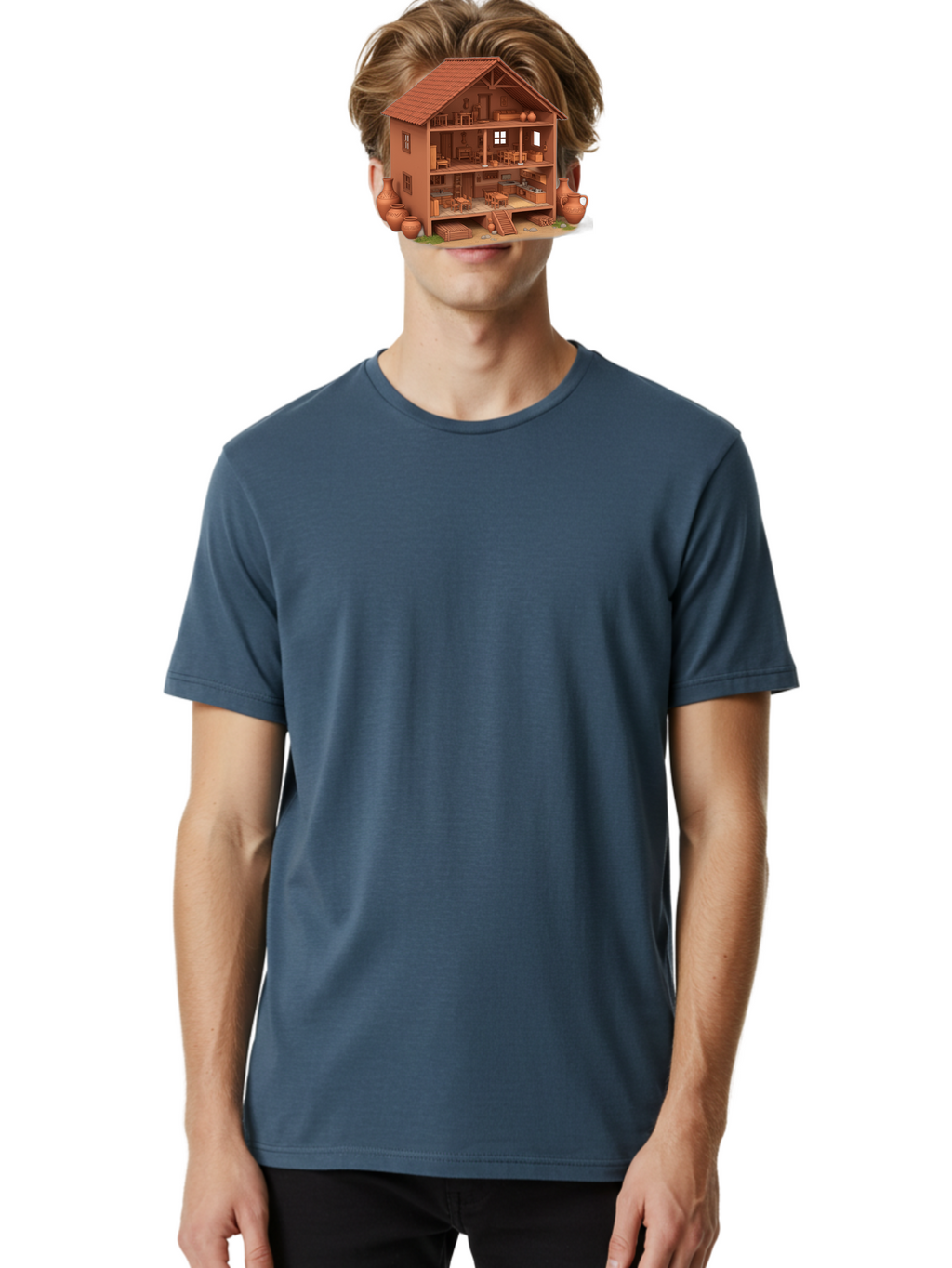 Traditional-House Men'S Graphic Tee, 100% Cotton, Comfortable Casual Summer Wear, Machine Washable, Vintage Camera, Old Camera, Antique Camera, Black Camera, Classic Photography, Photography Equipment, Nostalgic Device, Film Camera, Camera Art Bah276