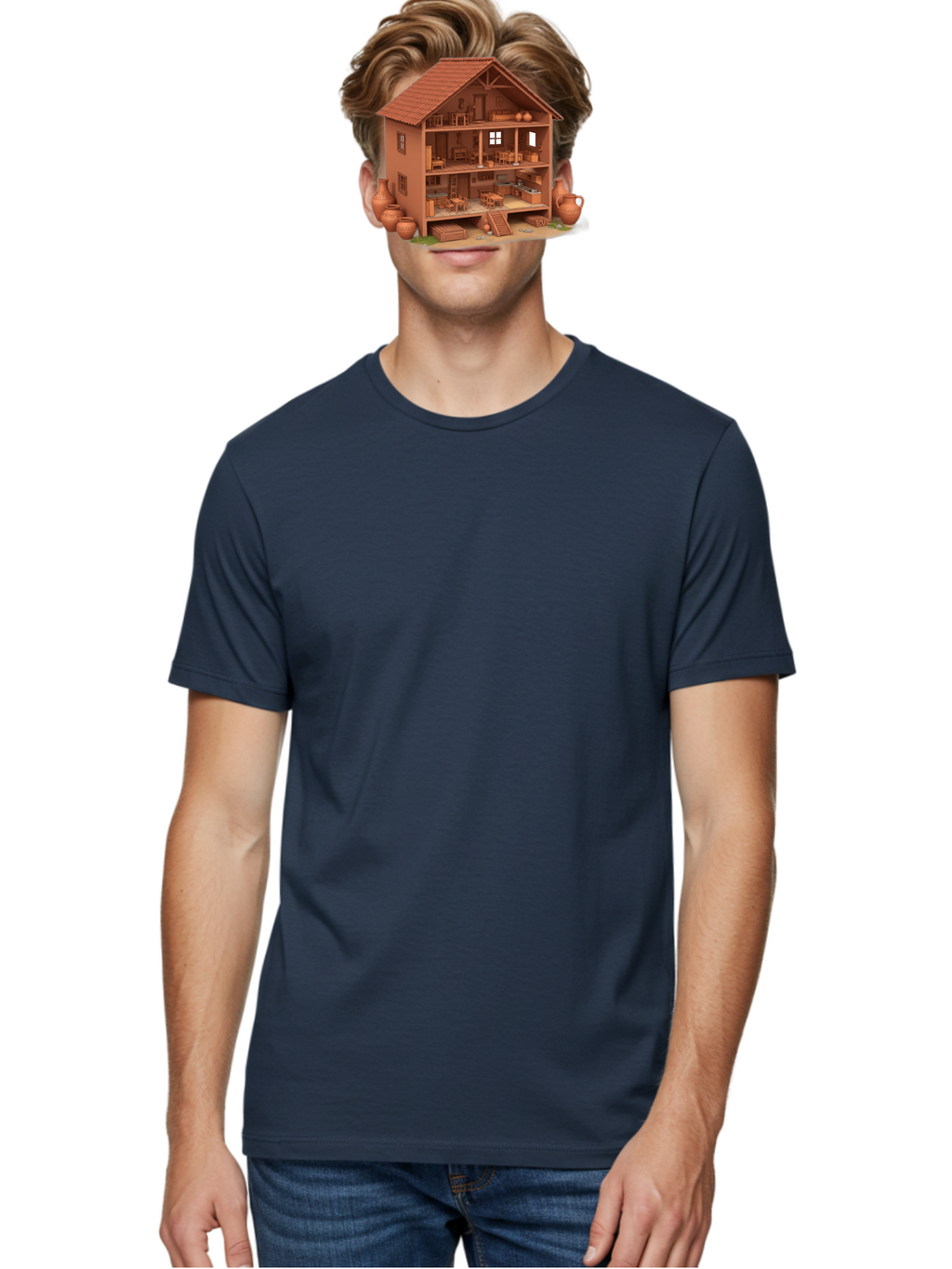 Traditional-House Men'S Graphic Tee, 100% Cotton, Comfortable Casual Summer Wear, Machine Washable, Vintage Camera, Old Camera, Antique Camera, Black Camera, Classic Photography, Photography Equipment, Nostalgic Device, Film Camera, Camera Art Bah276