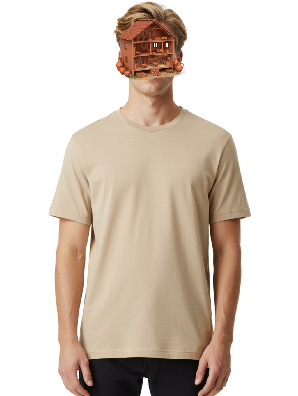 Traditional-House Men'S Graphic Tee, 100% Cotton, Comfortable Casual Summer Wear, Machine Washable, Vintage Camera, Old Camera, Antique Camera, Black Camera, Classic Photography, Photography Equipment, Nostalgic Device, Film Camera, Camera Art Bah276
