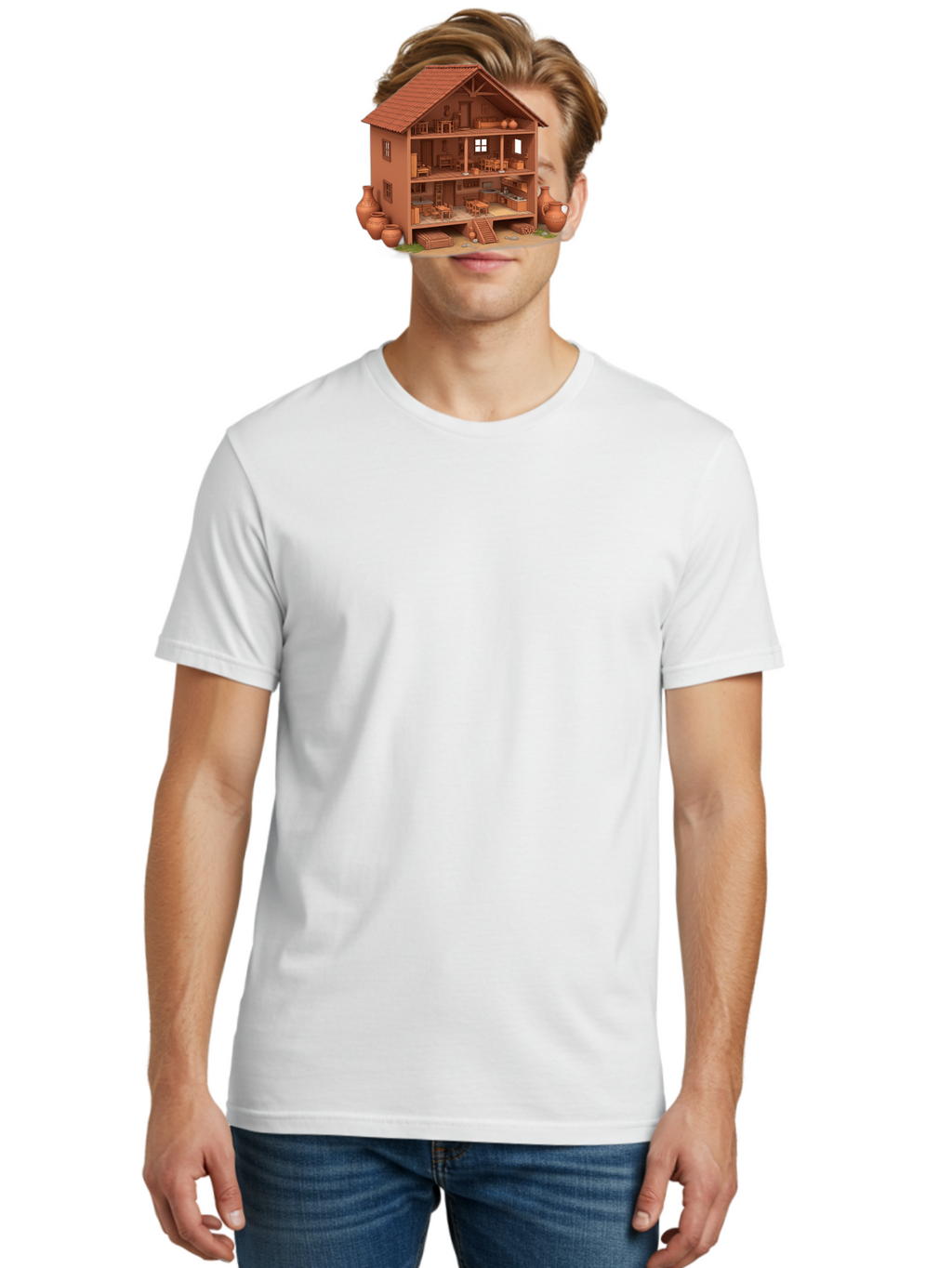 Traditional-House Men'S Graphic Tee, 100% Cotton, Comfortable Casual Summer Wear, Machine Washable, Vintage Camera, Old Camera, Antique Camera, Black Camera, Classic Photography, Photography Equipment, Nostalgic Device, Film Camera, Camera Art Bah276