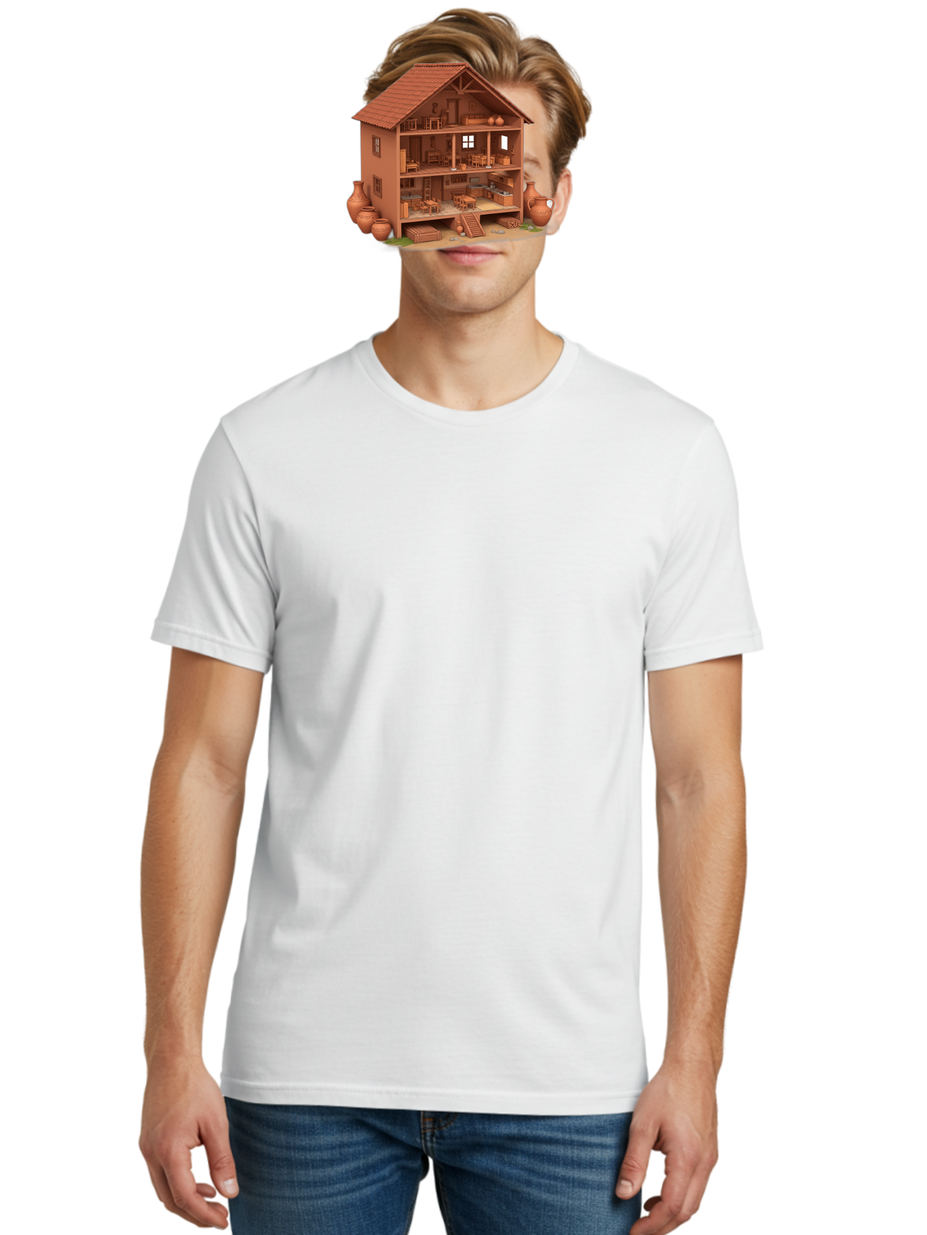 Traditional-House Men'S Graphic Tee, 100% Cotton, Comfortable Casual Summer Wear, Machine Washable, Vintage Camera, Old Camera, Antique Camera, Black Camera, Classic Photography, Photography Equipment, Nostalgic Device, Film Camera, Camera Art Bah276