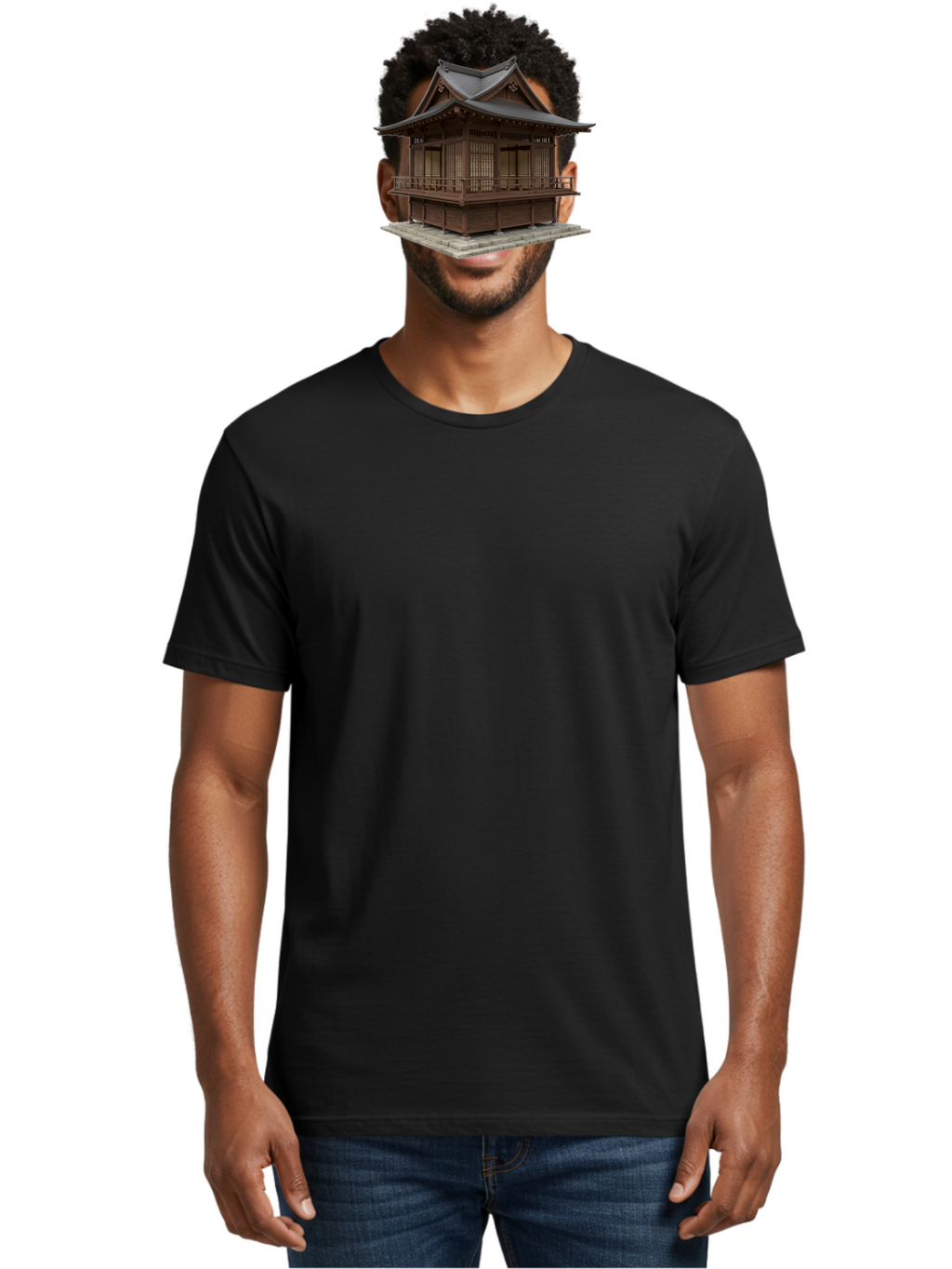 Traditional-Japanese-House Men'S Graphic Tee, 100% Cotton, Comfortable Casual Summer Wear, Machine Washable, Vintage Camera, Old Camera, Antique Camera, Black Camera, Classic Photography, Photography Equipment, Nostalgic Device, Film Camera, Bah277