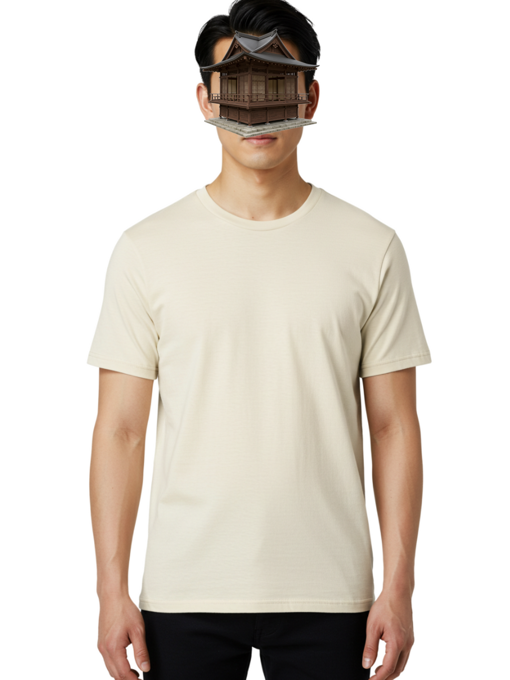 Traditional-Japanese-House Men'S Graphic Tee, 100% Cotton, Comfortable Casual Summer Wear, Machine Washable, Vintage Camera, Old Camera, Antique Camera, Black Camera, Classic Photography, Photography Equipment, Nostalgic Device, Film Camera, Bah277