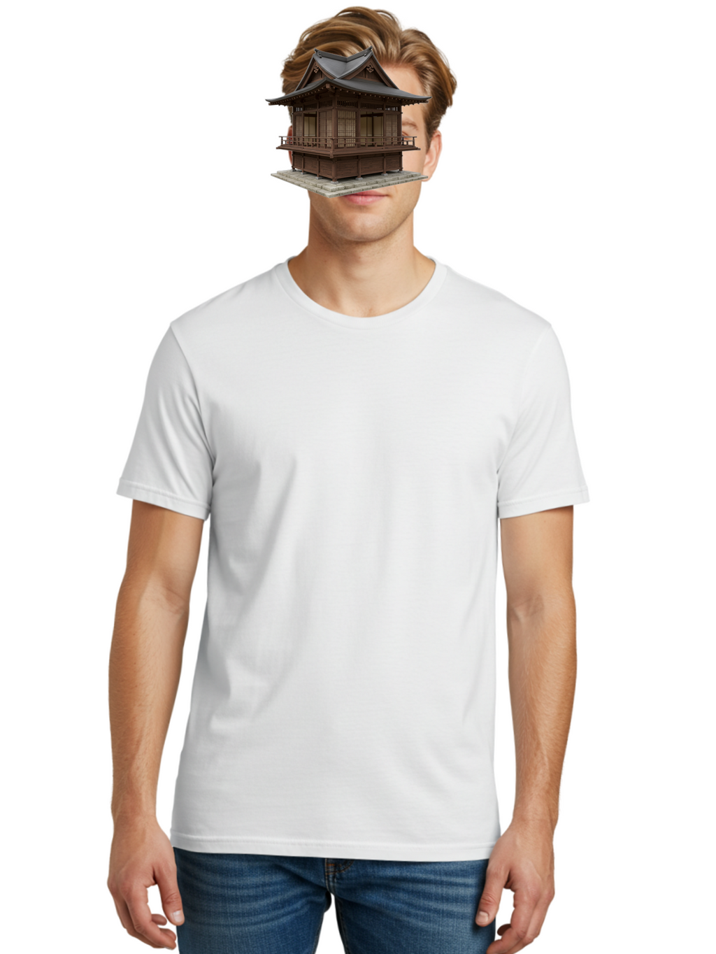 Traditional-Japanese-House Men'S Graphic Tee, 100% Cotton, Comfortable Casual Summer Wear, Machine Washable, Vintage Camera, Old Camera, Antique Camera, Black Camera, Classic Photography, Photography Equipment, Nostalgic Device, Film Camera, Bah277