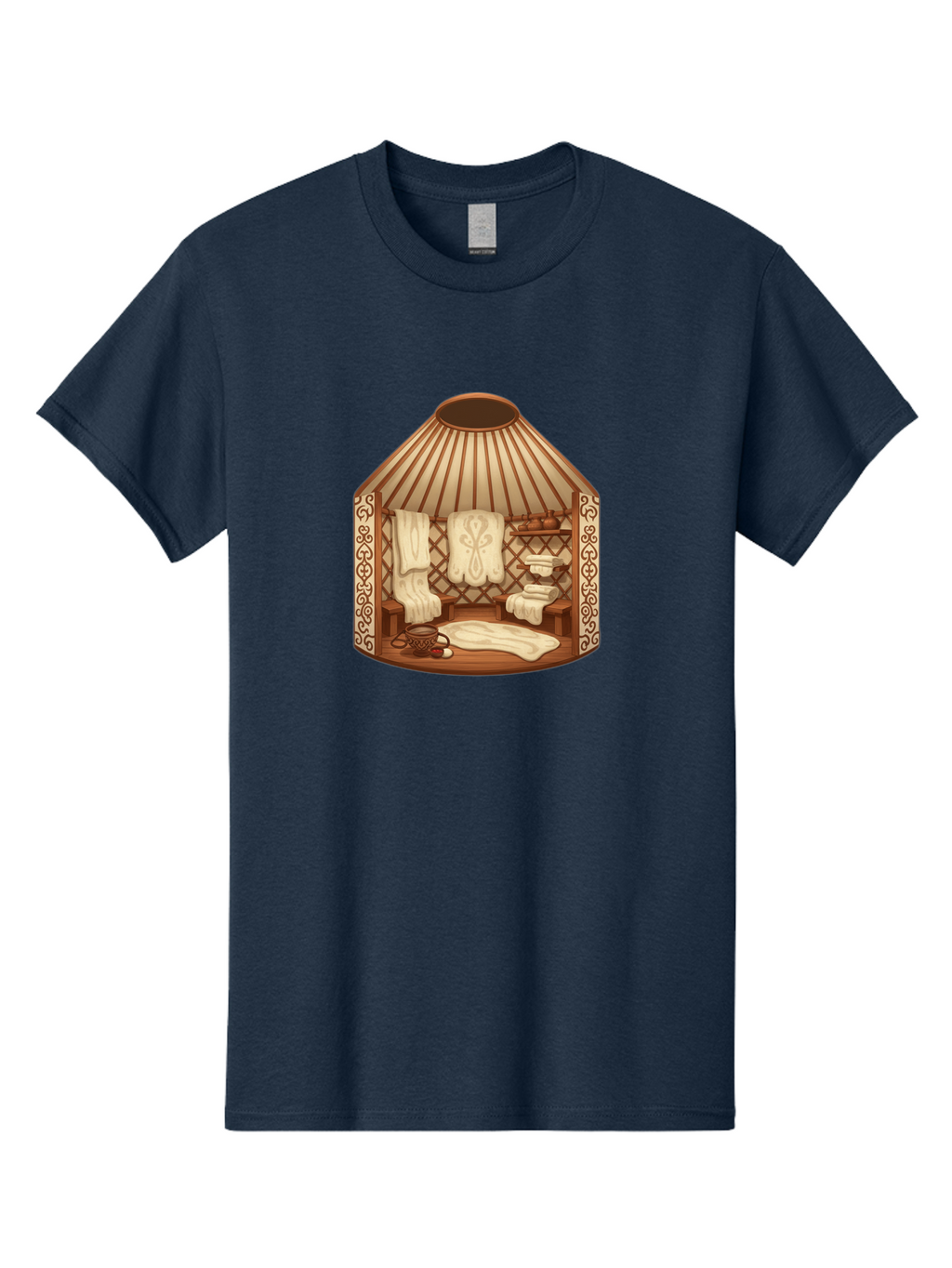 Traditional-Mongolian-Ger Men'S Graphic Tee, 100% Cotton, Comfortable Casual Summer Wear, Machine Washable, Vintage Camera, Old Camera, Antique Camera, Black Camera, Classic Photography, Photography Equipment, Nostalgic Device, Film Camera, Bah279