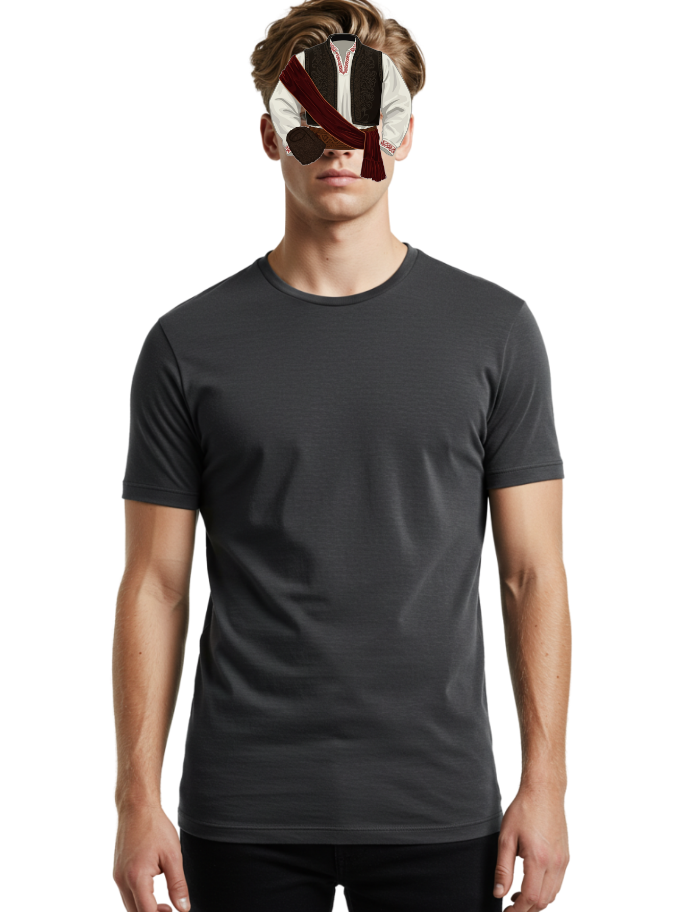 Traditional-Outfit Men'S Graphic Tee, 100% Cotton, Comfortable Casual Summer Wear, Machine Washable, Vintage Camera, Old Camera, Antique Camera, Black Camera, Classic Photography, Photography Equipment, Nostalgic Device, Film Camera, Bah280