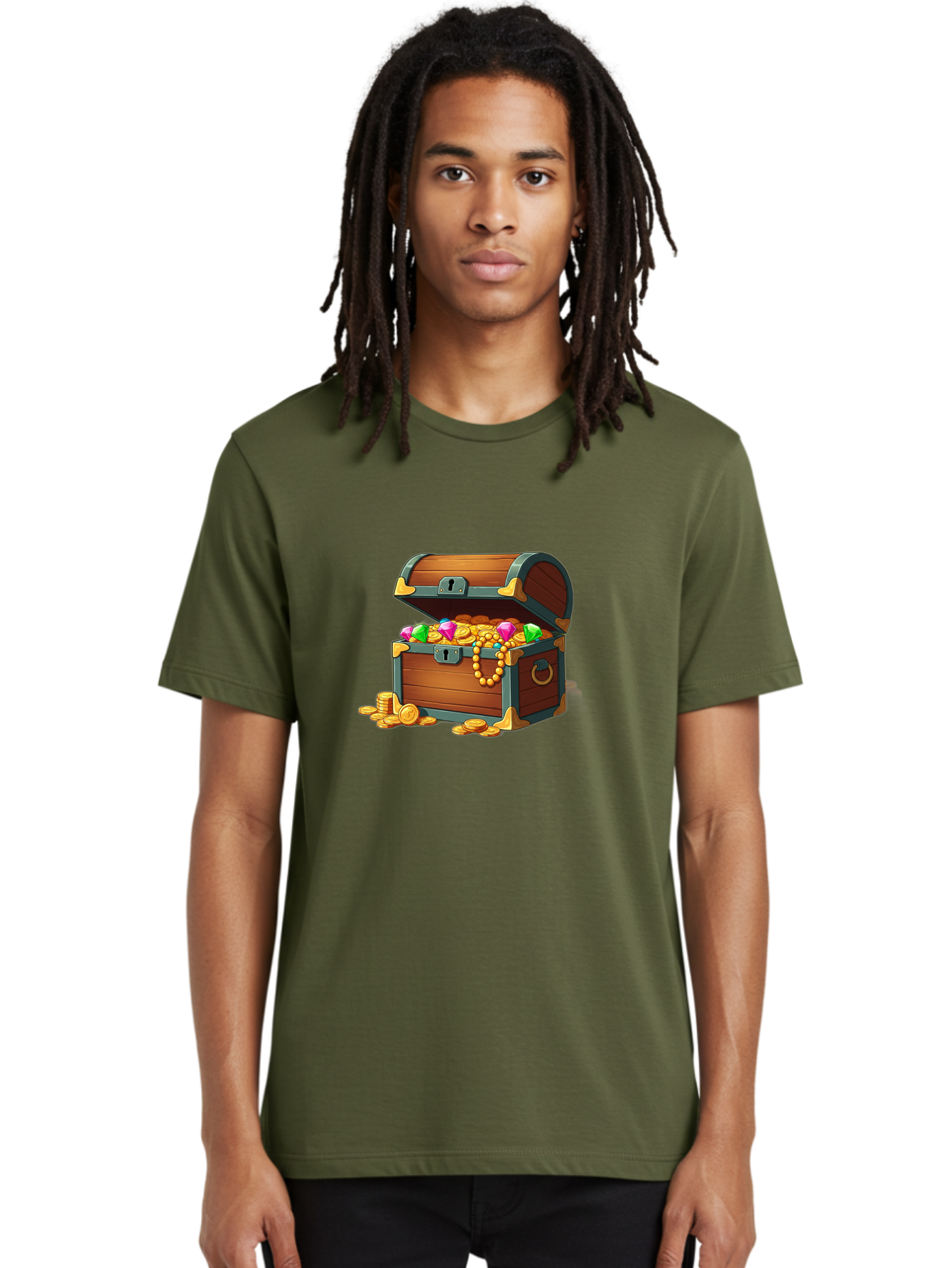 Treasure-Chest Men'S Graphic Tee, 100% Cotton, Comfortable Casual Summer Wear, Machine Washable, Vintage Camera, Old Camera, Antique Camera, Black Camera, Classic Photography, Photography Equipment, Nostalgic Device, Film Camera, Camera Art Bah284