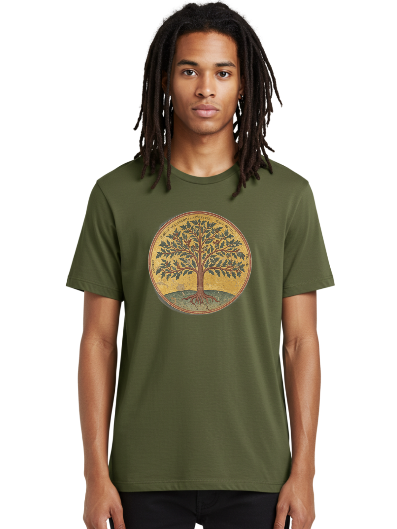 Tree-Of-Life Men'S Graphic Tee, 100% Cotton, Comfortable Casual Summer Wear, Machine Washable, Vintage Camera, Old Camera, Antique Camera, Black Camera, Classic Photography, Photography Equipment, Nostalgic Device, Film Camera, Camera Art Bah285
