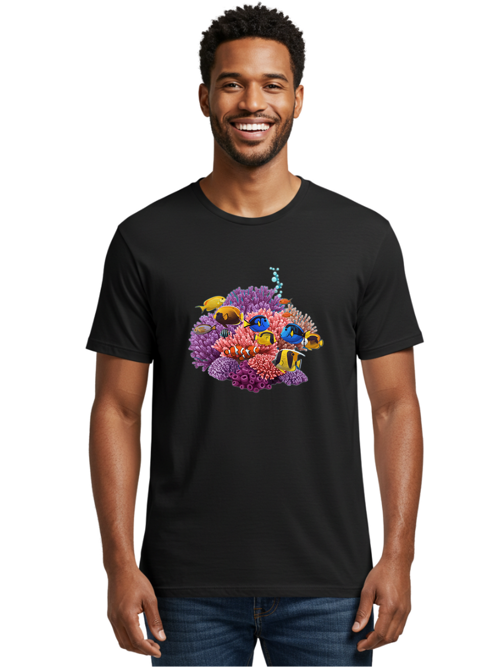 Tropical-Fish Men'S Graphic Tee, 100% Cotton, Comfortable Casual Summer Wear, Machine Washable, Vintage Camera, Old Camera, Antique Camera, Black Camera, Classic Photography, Photography Equipment, Nostalgic Device, Film Camera, Camera Art Bah291