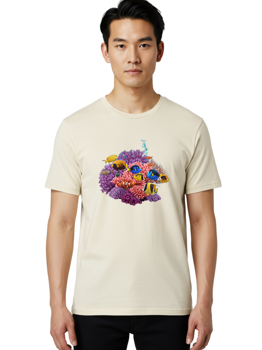Tropical-Fish Men'S Graphic Tee, 100% Cotton, Comfortable Casual Summer Wear, Machine Washable, Vintage Camera, Old Camera, Antique Camera, Black Camera, Classic Photography, Photography Equipment, Nostalgic Device, Film Camera, Camera Art Bah291