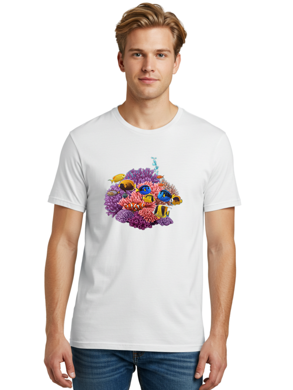 Tropical-Fish Men'S Graphic Tee, 100% Cotton, Comfortable Casual Summer Wear, Machine Washable, Vintage Camera, Old Camera, Antique Camera, Black Camera, Classic Photography, Photography Equipment, Nostalgic Device, Film Camera, Camera Art Bah291