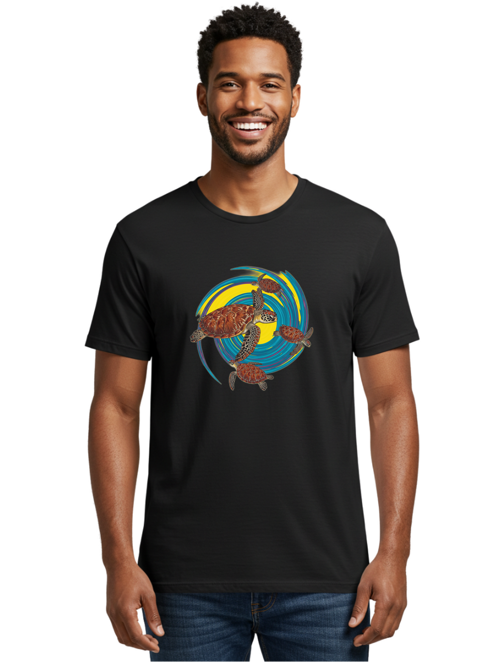 Turtles Men'S Graphic Tee, 100% Cotton, Comfortable Casual Summer Wear, Machine Washable, Vintage Camera, Old Camera, Antique Camera, Black Camera, Classic Photography, Photography Equipment, Nostalgic Device, Film Camera, Camera Art Bah296