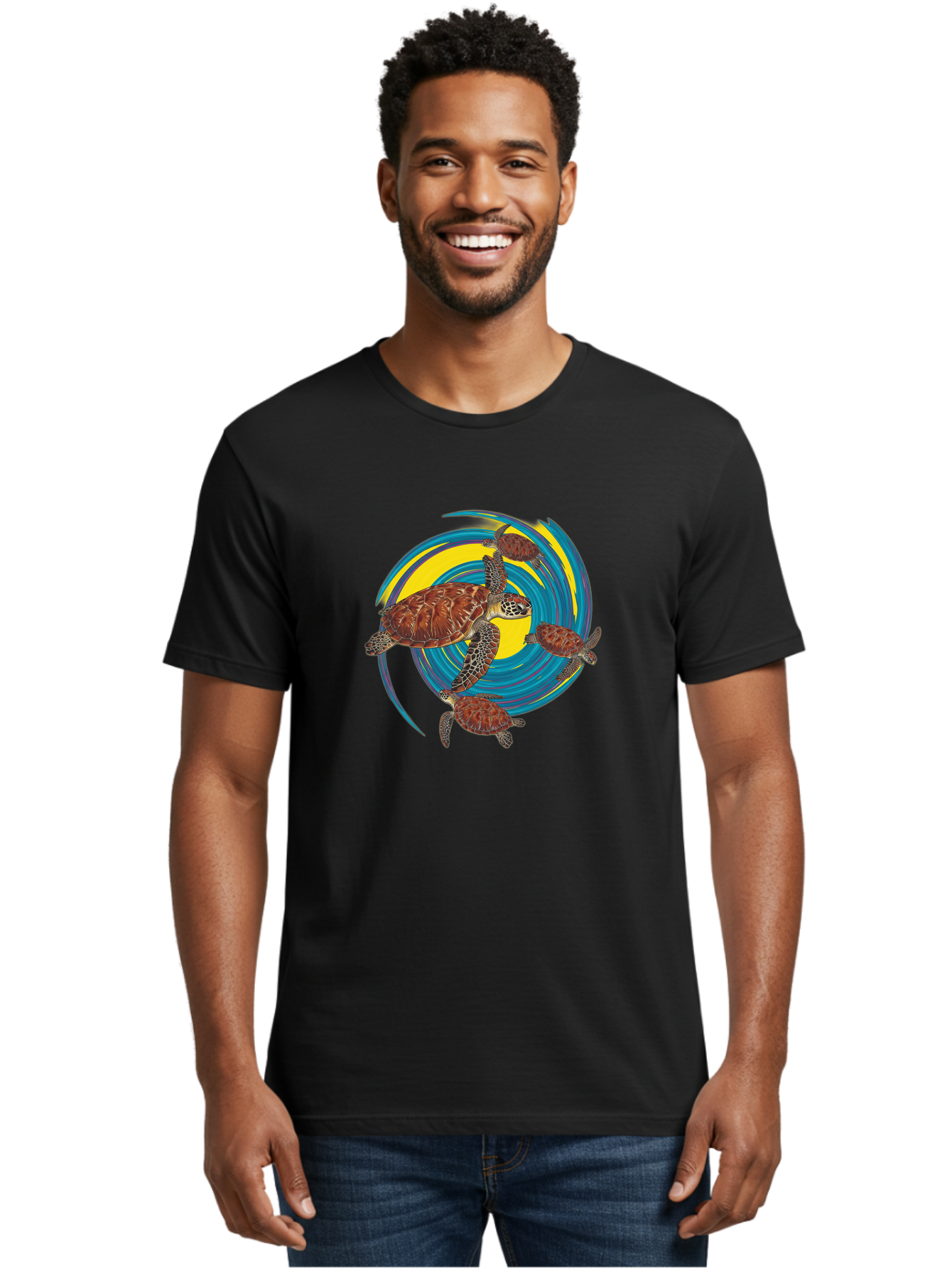 Turtles Men'S Graphic Tee, 100% Cotton, Comfortable Casual Summer Wear, Machine Washable, Vintage Camera, Old Camera, Antique Camera, Black Camera, Classic Photography, Photography Equipment, Nostalgic Device, Film Camera, Camera Art Bah296