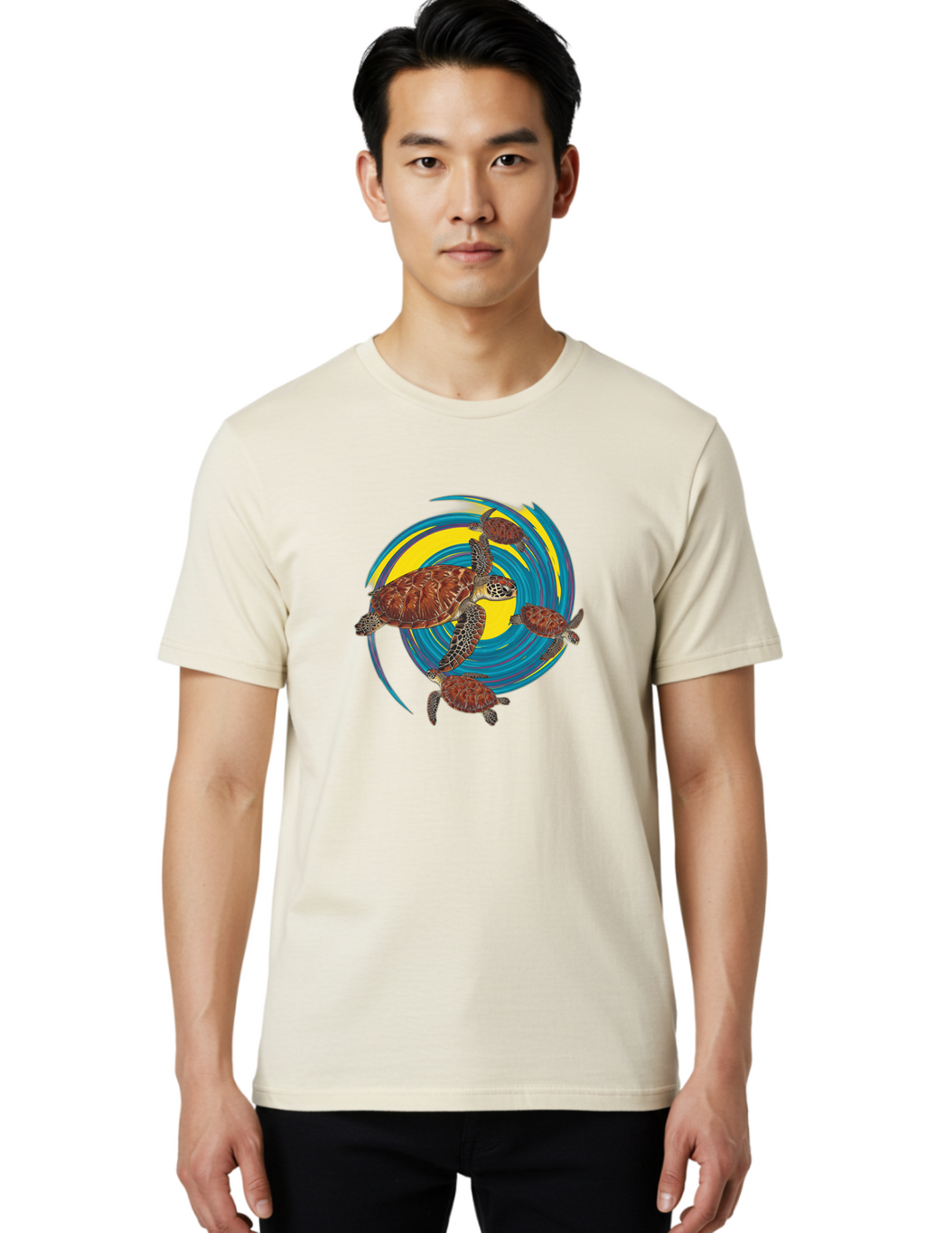 Turtles Men'S Graphic Tee, 100% Cotton, Comfortable Casual Summer Wear, Machine Washable, Vintage Camera, Old Camera, Antique Camera, Black Camera, Classic Photography, Photography Equipment, Nostalgic Device, Film Camera, Camera Art Bah296