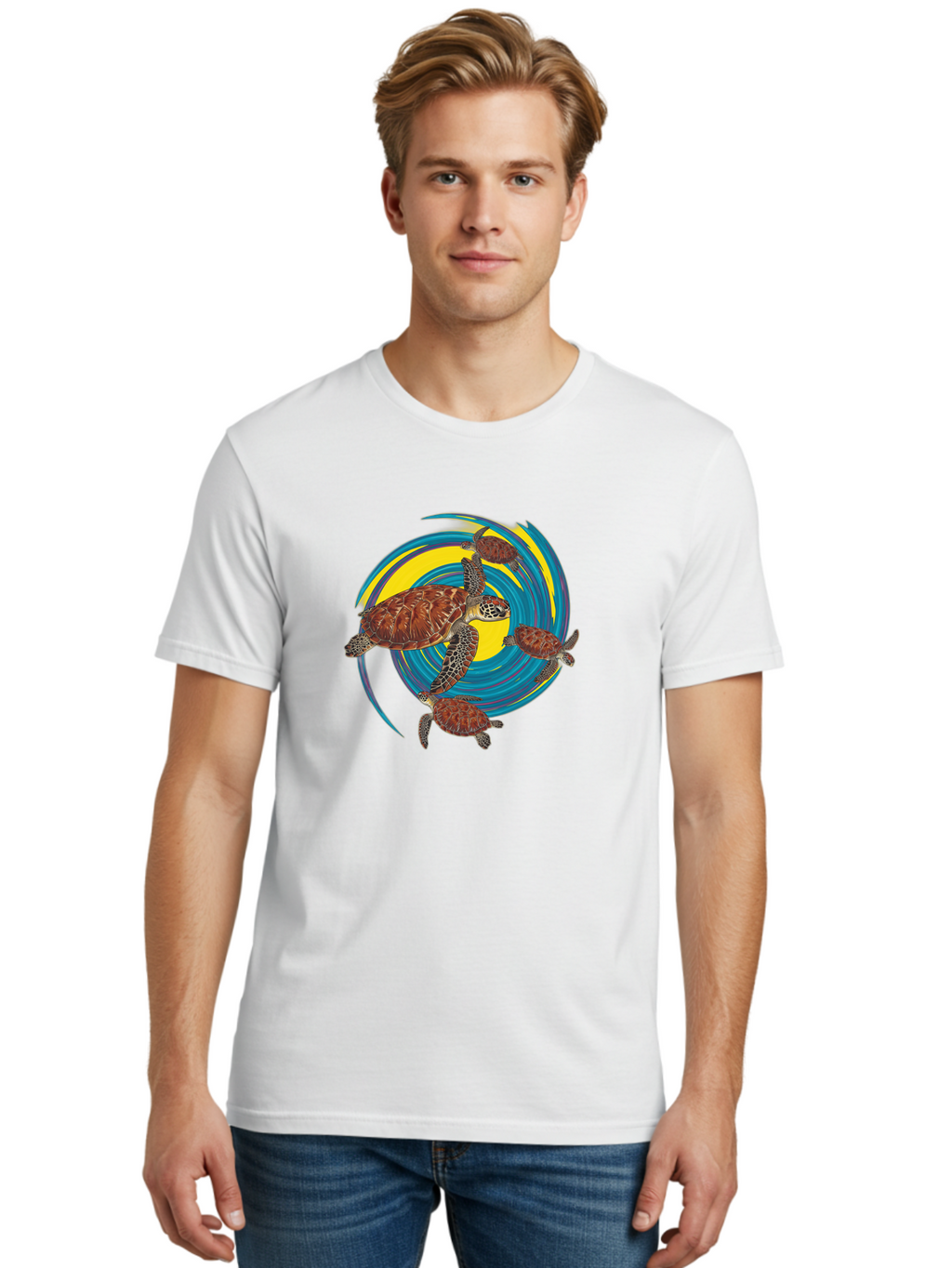 Turtles Men'S Graphic Tee, 100% Cotton, Comfortable Casual Summer Wear, Machine Washable, Vintage Camera, Old Camera, Antique Camera, Black Camera, Classic Photography, Photography Equipment, Nostalgic Device, Film Camera, Camera Art Bah296