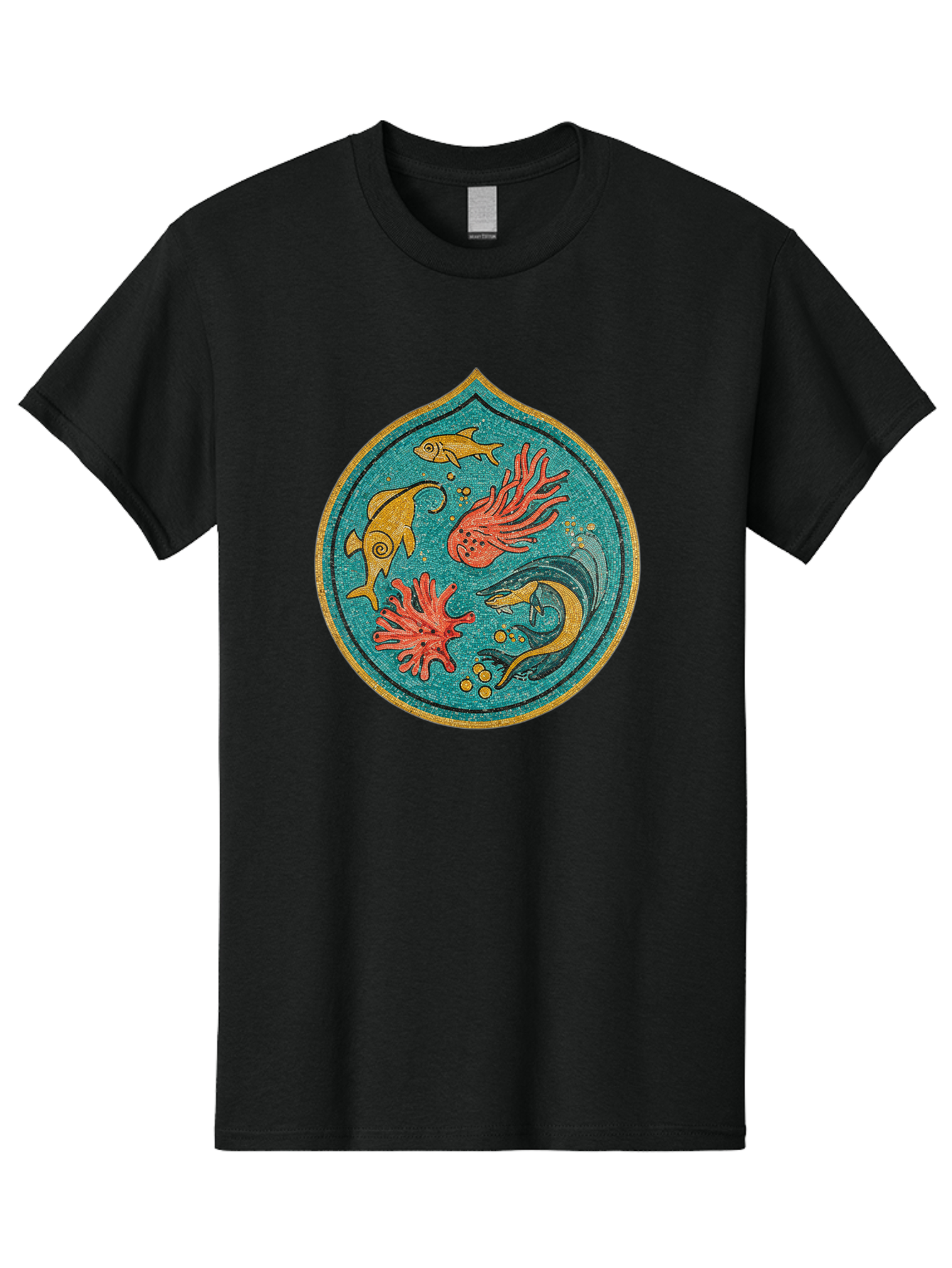 Underwater-Scene Men'S Graphic Tee, 100% Cotton, Comfortable Casual Summer Wear, Machine Washable, Vintage Camera, Old Camera, Antique Camera, Black Camera, Classic Photography, Photography Equipment, Nostalgic Device, Film Camera, Camera Art Bah306