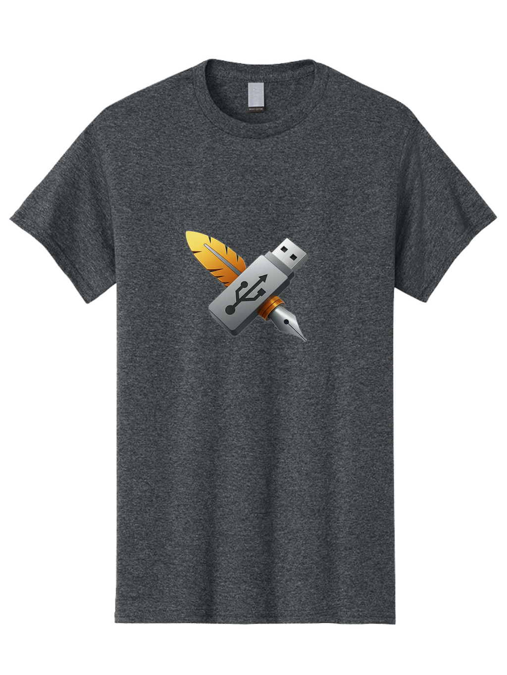Usb Men'S Graphic Tee, 100% Cotton, Comfortable Casual Summer Wear, Machine Washable, Vintage Camera, Old Camera, Antique Camera, Black Camera, Classic Photography, Photography Equipment, Nostalgic Device, Film Camera, Camera Art Bah309