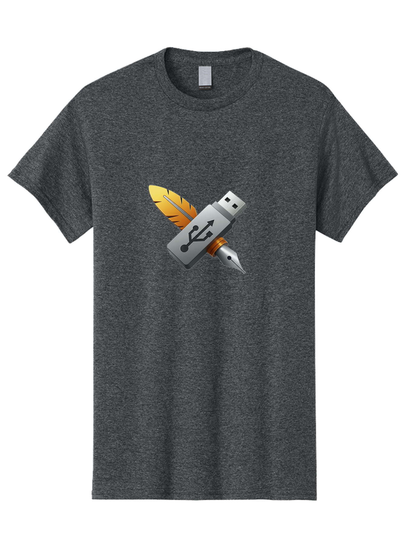 Usb Men'S Graphic Tee, 100% Cotton, Comfortable Casual Summer Wear, Machine Washable, Vintage Camera, Old Camera, Antique Camera, Black Camera, Classic Photography, Photography Equipment, Nostalgic Device, Film Camera, Camera Art Bah309