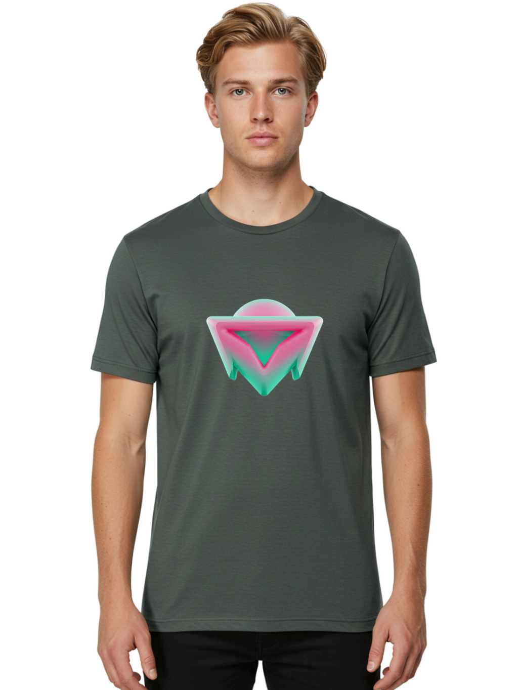 Vaporwave-Ufo Men'S Graphic Tee, 100% Cotton, Comfortable Casual Summer Wear, Machine Washable, Vintage Camera, Old Camera, Antique Camera, Black Camera, Classic Photography, Photography Equipment, Nostalgic Device, Film Camera, Camera Art Bah310