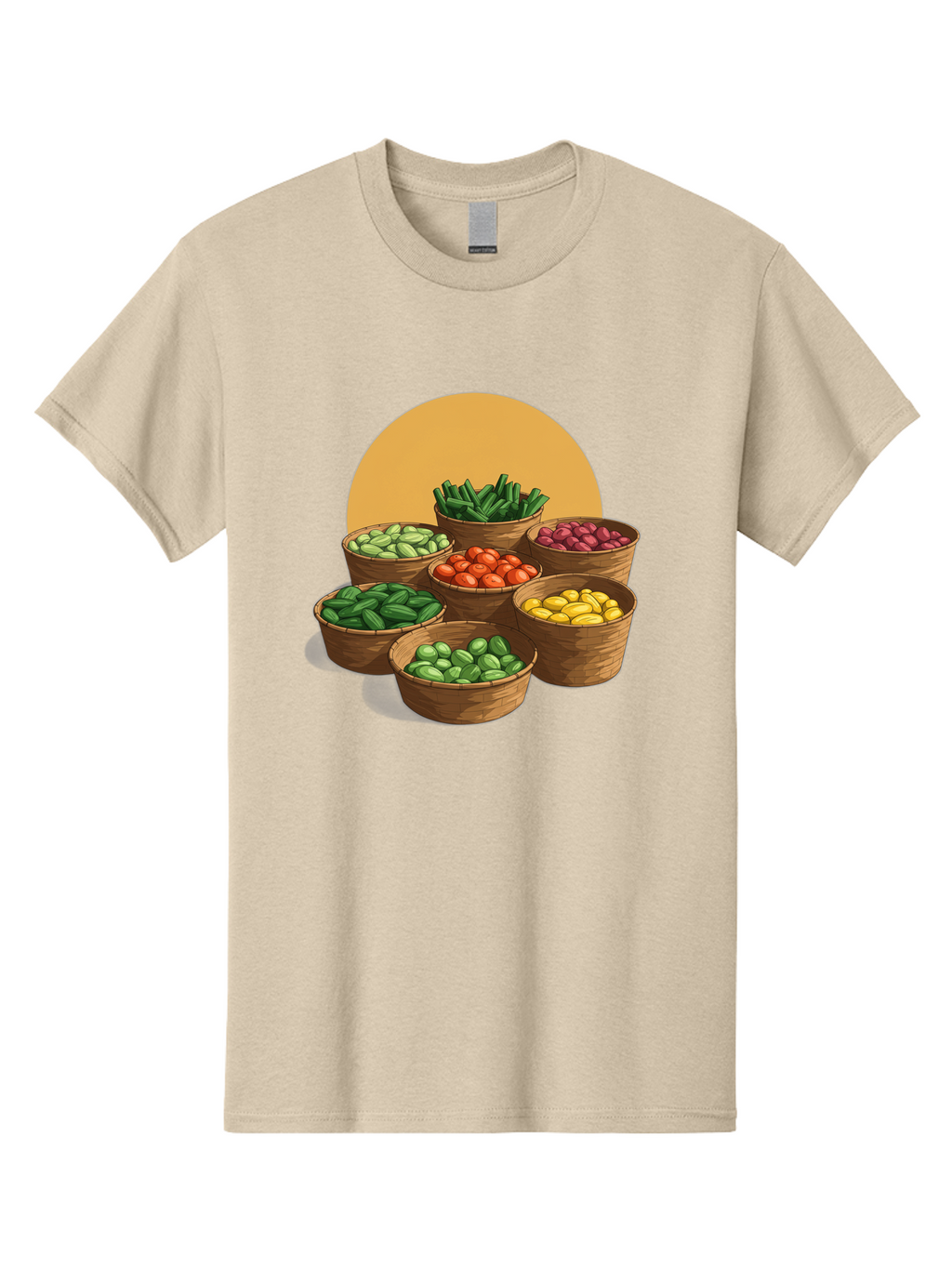 Vegetable-Baskets-1 Men'S Graphic Tee, 100% Cotton, Comfortable Casual Summer Wear, Machine Washable, Vintage Camera, Old Camera, Antique Camera, Black Camera, Classic Photography, Photography Equipment, Nostalgic Device, Film Camera, Bah311
