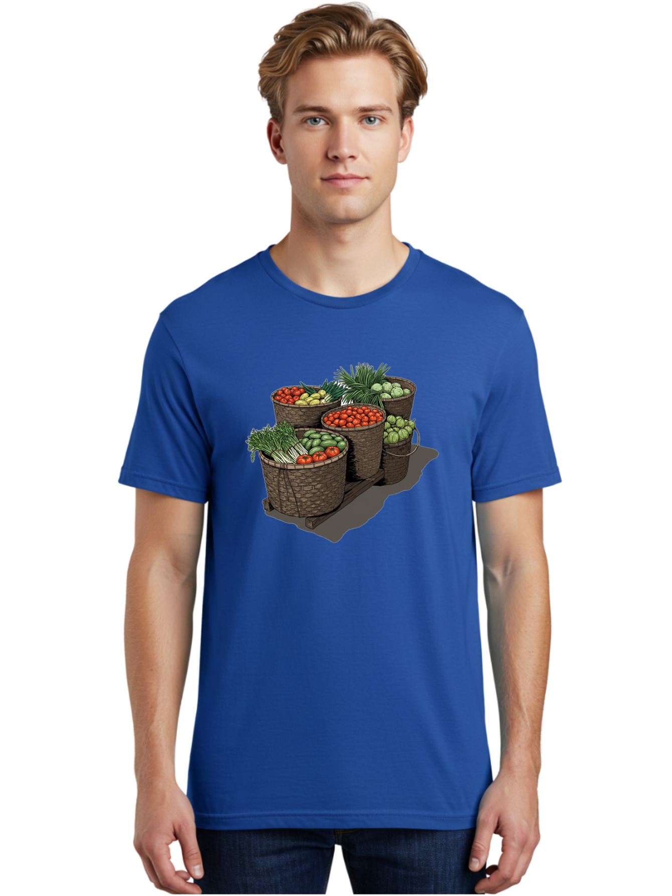 Vegetable-Baskets-2 Men'S Graphic Tee, 100% Cotton, Comfortable Casual Summer Wear, Machine Washable, Vintage Camera, Old Camera, Antique Camera, Black Camera, Classic Photography, Photography Equipment, Nostalgic Device, Film Camera, Bah312