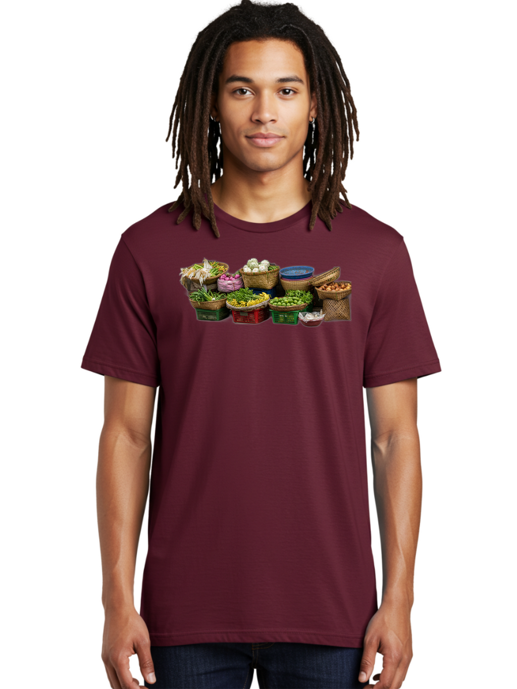 Vegetables-In-Baskets Men'S Graphic Tee, 100% Cotton, Comfortable Casual Summer Wear, Machine Washable, Vintage Camera, Old Camera, Antique Camera, Black Camera, Classic Photography, Photography Equipment, Nostalgic Device, Film Camera, Bah314
