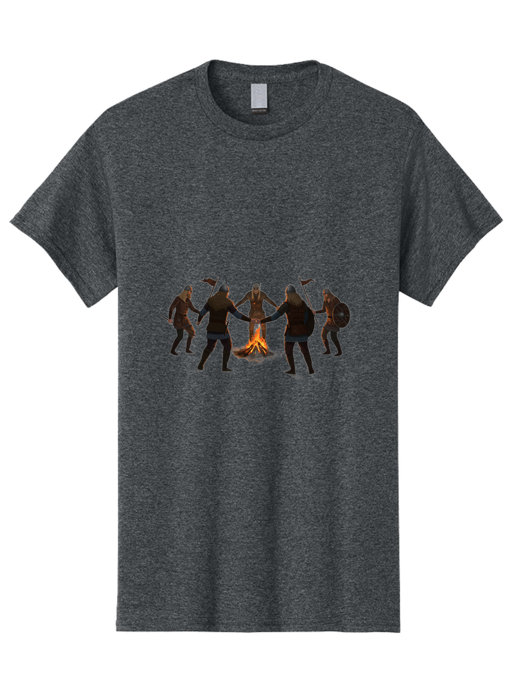 Viking-Circle-Dance Men'S Graphic Tee, 100% Cotton, Comfortable Casual Summer Wear, Machine Washable, Vintage Camera, Old Camera, Antique Camera, Black Camera, Classic Photography, Photography Equipment, Nostalgic Device, Film Camera, Bah319