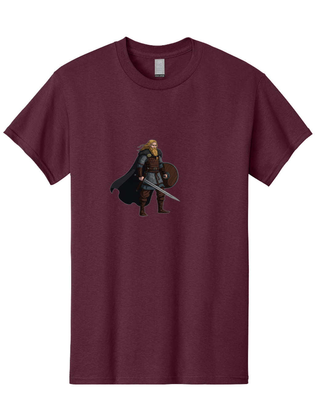 Viking-Warrior-1 Men'S Graphic Tee, 100% Cotton, Comfortable Casual Summer Wear, Machine Washable, Vintage Camera, Old Camera, Antique Camera, Black Camera, Classic Photography, Photography Equipment, Nostalgic Device, Film Camera, Camera Art Bah320