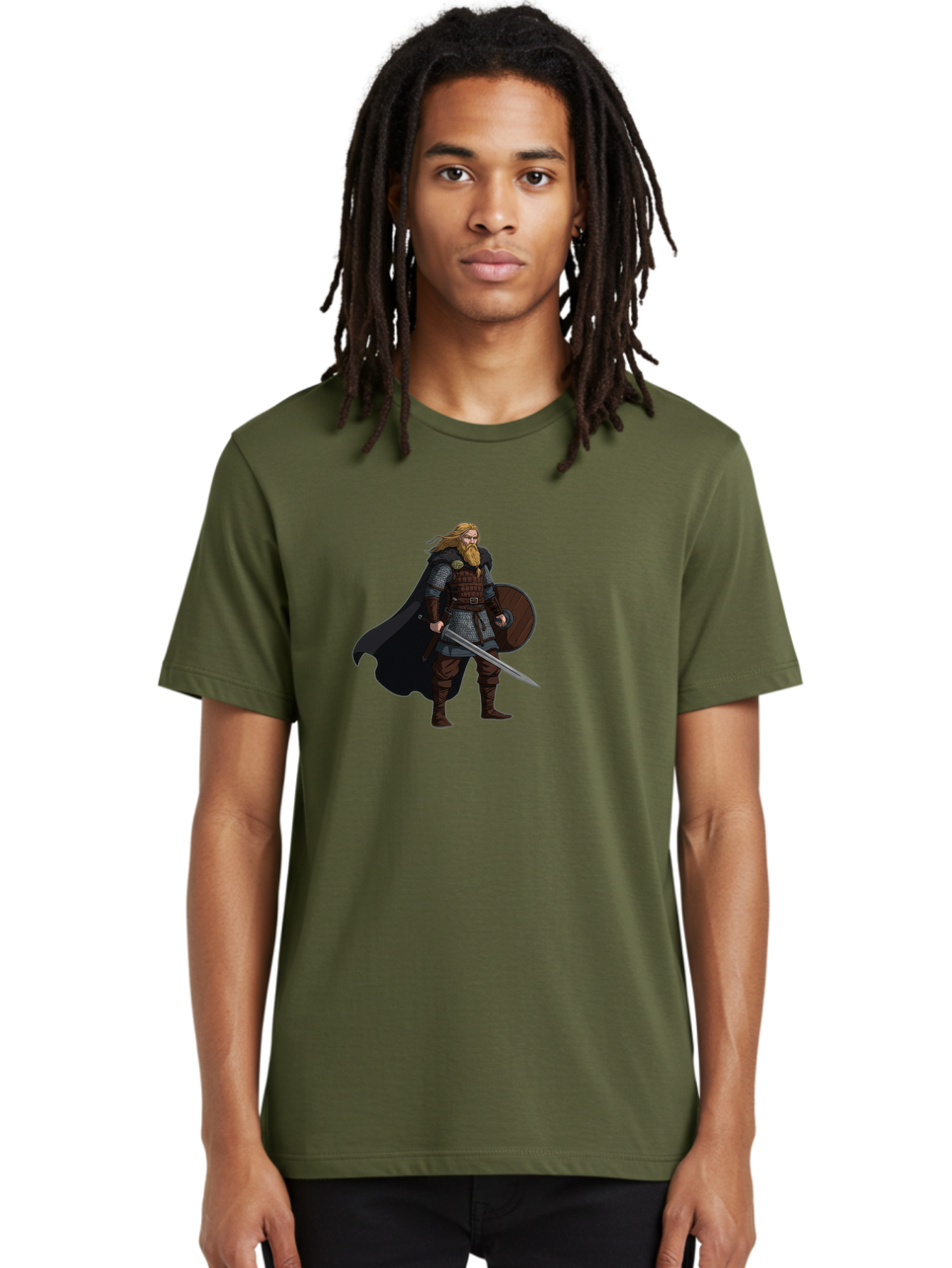 Viking-Warrior-1 Men'S Graphic Tee, 100% Cotton, Comfortable Casual Summer Wear, Machine Washable, Vintage Camera, Old Camera, Antique Camera, Black Camera, Classic Photography, Photography Equipment, Nostalgic Device, Film Camera, Camera Art Bah320