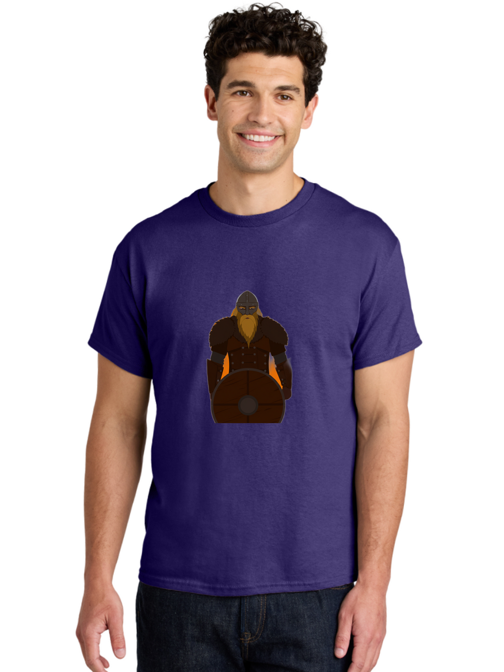 Viking-Warrior-2 Men'S Graphic Tee, 100% Cotton, Comfortable Casual Summer Wear, Machine Washable, Vintage Camera, Old Camera, Antique Camera, Black Camera, Classic Photography, Photography Equipment, Nostalgic Device, Film Camera, Camera Art Bah321