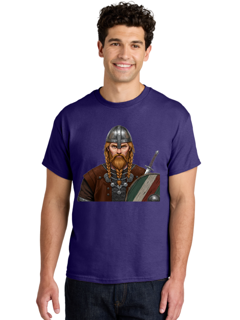 Viking-Warrior-3 Men'S Graphic Tee, 100% Cotton, Comfortable Casual Summer Wear, Machine Washable, Vintage Camera, Old Camera, Antique Camera, Black Camera, Classic Photography, Photography Equipment, Nostalgic Device, Film Camera, Camera Art Bah322