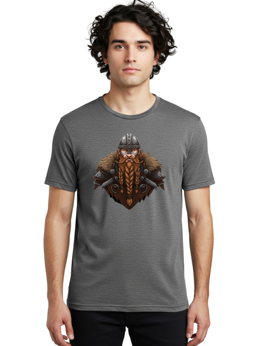 Viking-Warrior-Icon Men'S Graphic Tee, 100% Cotton, Comfortable Casual Summer Wear, Machine Washable, Vintage Camera, Old Camera, Antique Camera, Black Camera, Classic Photography, Photography Equipment, Nostalgic Device, Film Camera, Bah323