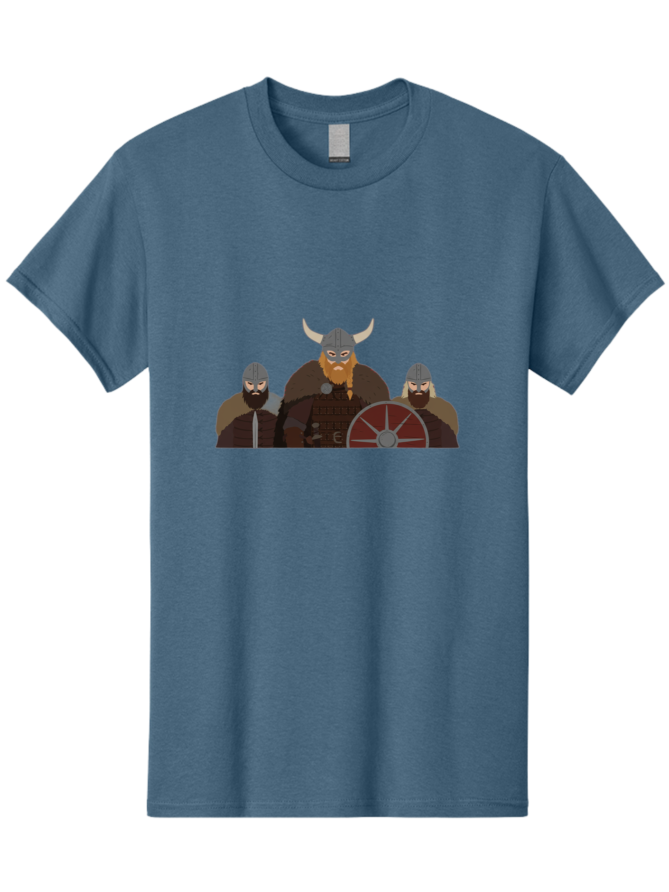 Viking-Warriors-1 Men'S Graphic Tee, 100% Cotton, Comfortable Casual Summer Wear, Machine Washable, Vintage Camera, Old Camera, Antique Camera, Black Camera, Classic Photography, Photography Equipment, Nostalgic Device, Film Camera, Camera Art Bah325