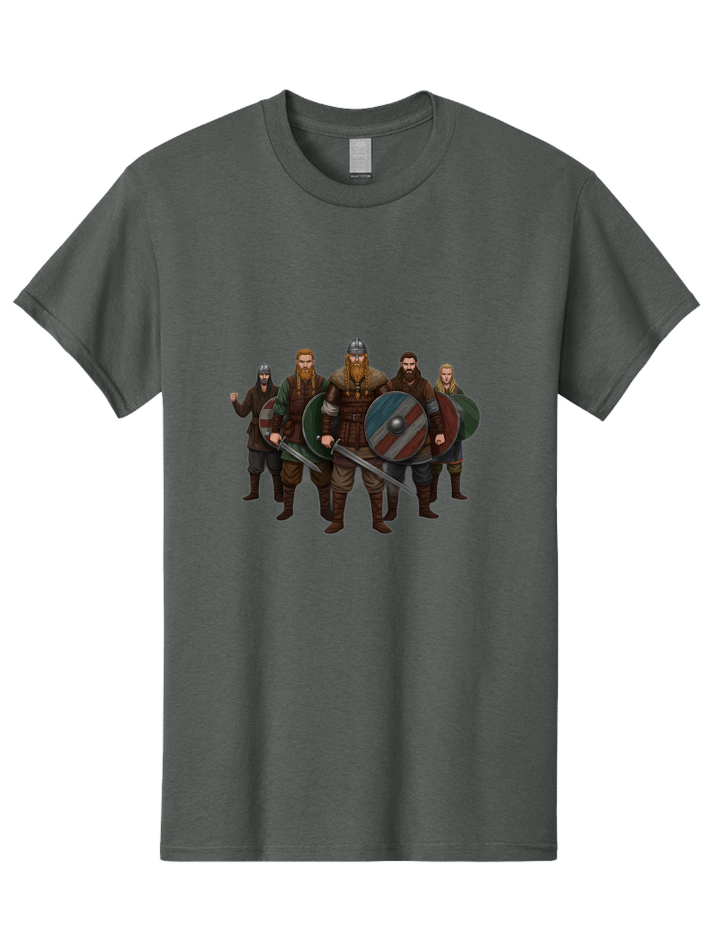 Viking-Warriors-10 Men'S Graphic Tee, 100% Cotton, Comfortable Casual Summer Wear, Machine Washable, Vintage Camera, Old Camera, Antique Camera, Black Camera, Classic Photography, Photography Equipment, Nostalgic Device, Film Camera, Bah326