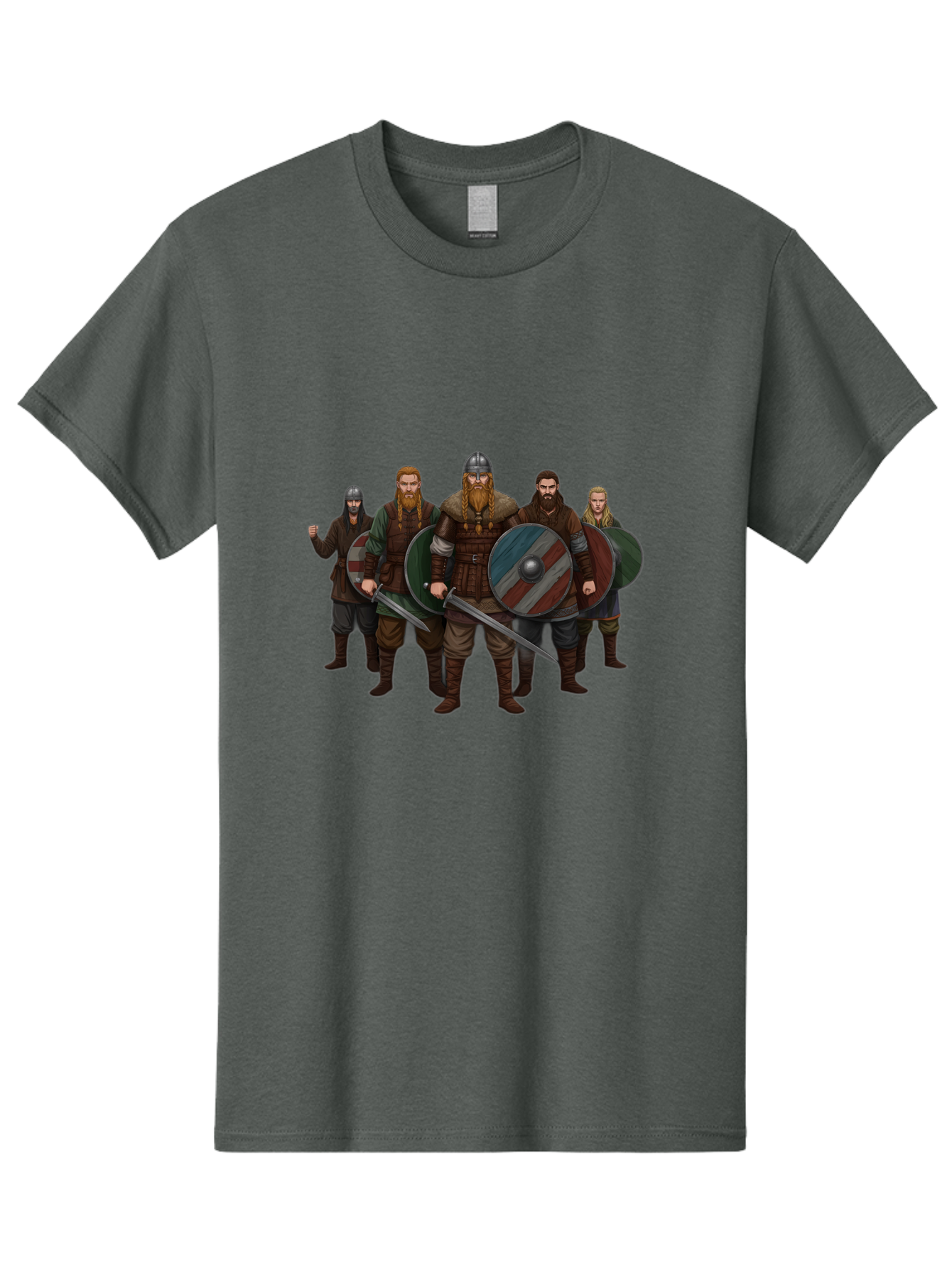 Viking-Warriors-10 Men'S Graphic Tee, 100% Cotton, Comfortable Casual Summer Wear, Machine Washable, Vintage Camera, Old Camera, Antique Camera, Black Camera, Classic Photography, Photography Equipment, Nostalgic Device, Film Camera, Bah326