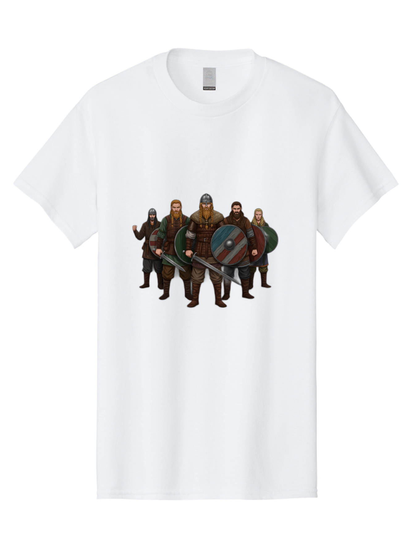 Viking-Warriors-10 Men'S Graphic Tee, 100% Cotton, Comfortable Casual Summer Wear, Machine Washable, Vintage Camera, Old Camera, Antique Camera, Black Camera, Classic Photography, Photography Equipment, Nostalgic Device, Film Camera, Bah326