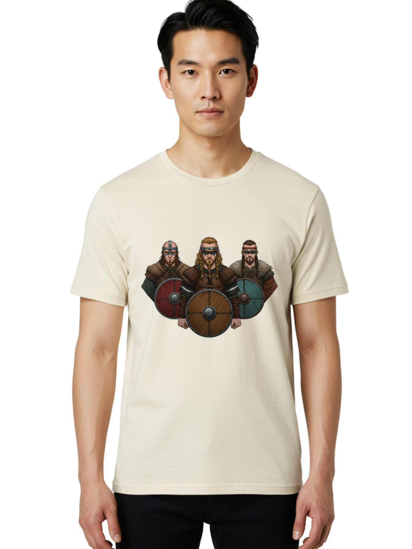 Viking-Warriors-11 Men'S Graphic Tee, 100% Cotton, Comfortable Casual Summer Wear, Machine Washable, Vintage Camera, Old Camera, Antique Camera, Black Camera, Classic Photography, Photography Equipment, Nostalgic Device, Film Camera, Bah327