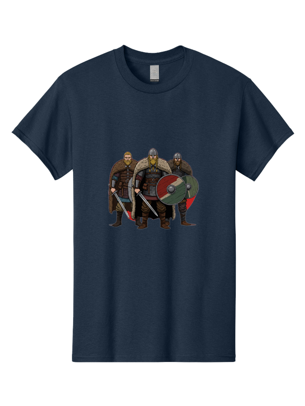 Viking-Warriors-13 Men'S Graphic Tee, 100% Cotton, Comfortable Casual Summer Wear, Machine Washable, Vintage Camera, Old Camera, Antique Camera, Black Camera, Classic Photography, Photography Equipment, Nostalgic Device, Film Camera, Bah329