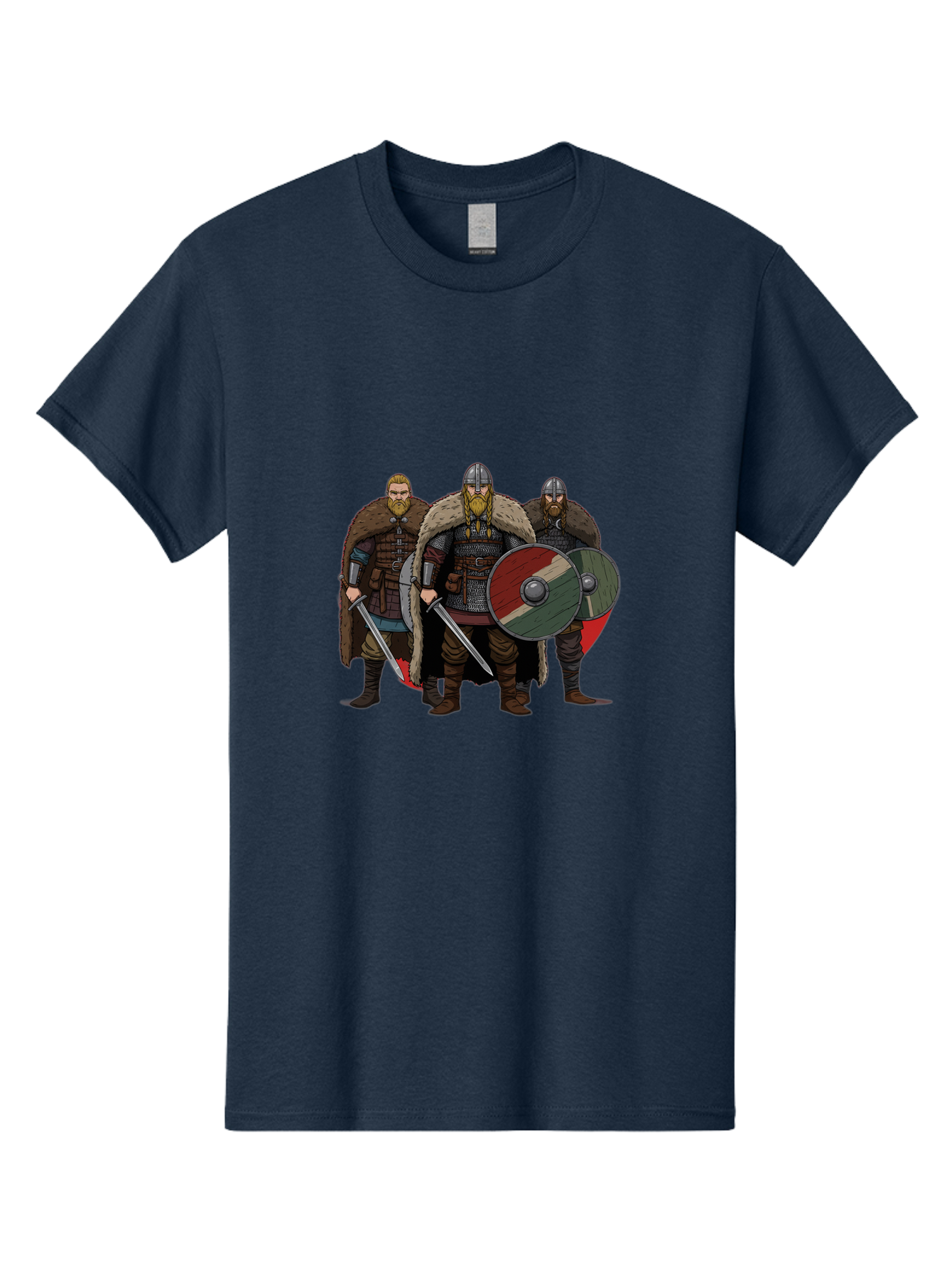 Viking-Warriors-13 Men'S Graphic Tee, 100% Cotton, Comfortable Casual Summer Wear, Machine Washable, Vintage Camera, Old Camera, Antique Camera, Black Camera, Classic Photography, Photography Equipment, Nostalgic Device, Film Camera, Bah329