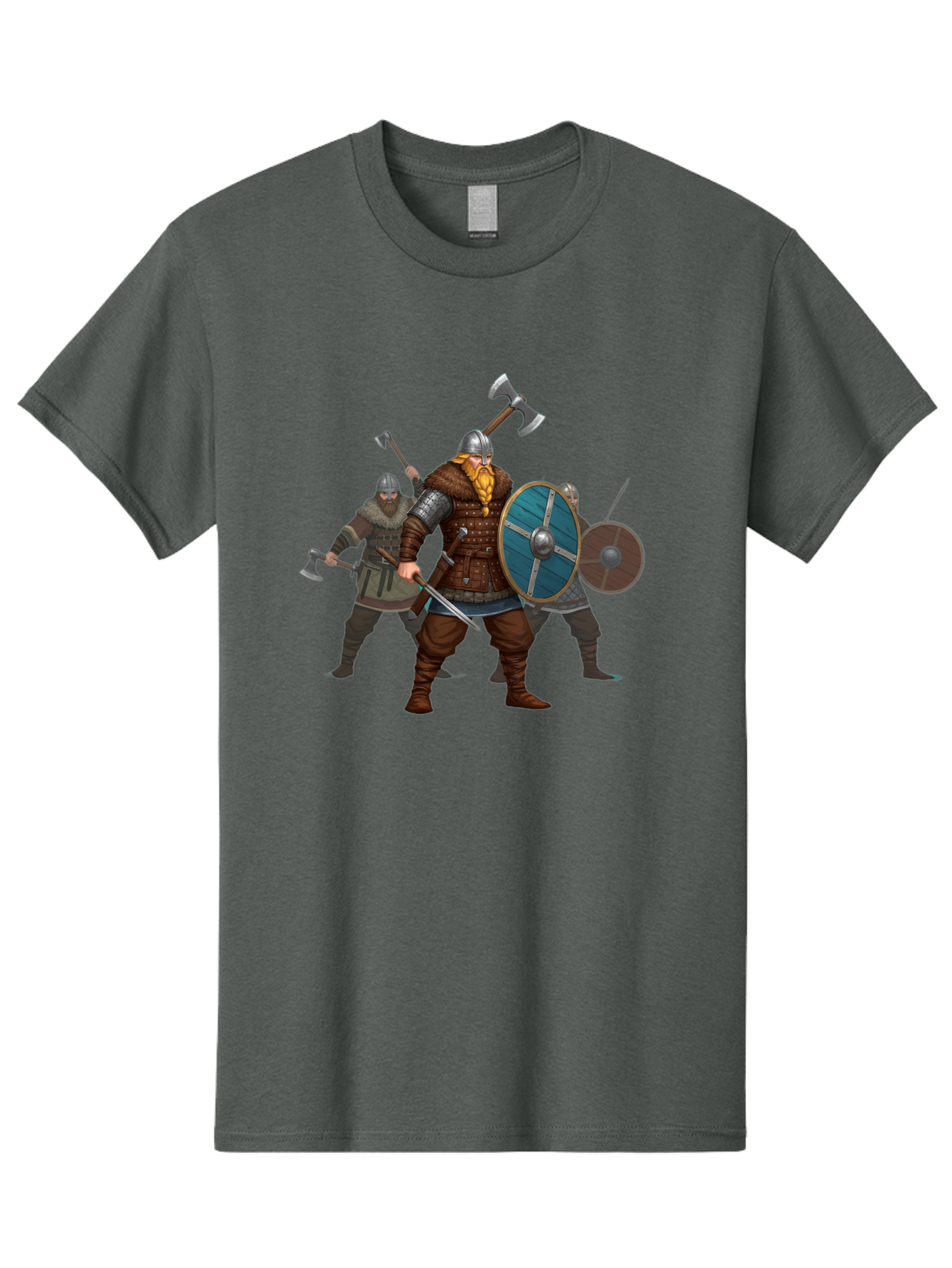 Viking-Warriors-2 Men'S Graphic Tee, 100% Cotton, Comfortable Casual Summer Wear, Machine Washable, Vintage Camera, Old Camera, Antique Camera, Black Camera, Classic Photography, Photography Equipment, Nostalgic Device, Film Camera, Camera Art Bah330