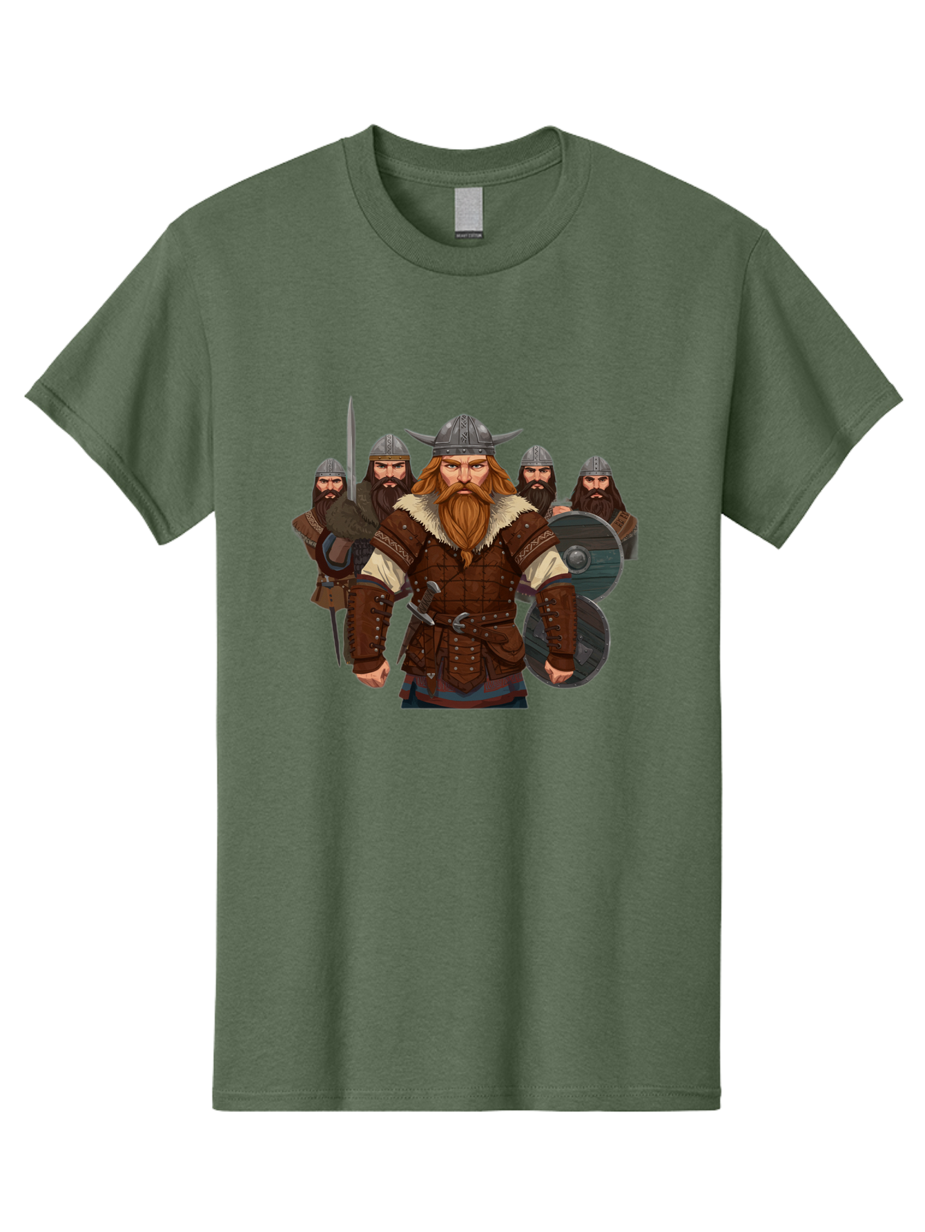 Viking-Warriors-3 Men'S Graphic Tee, 100% Cotton, Comfortable Casual Summer Wear, Machine Washable, Vintage Camera, Old Camera, Antique Camera, Black Camera, Classic Photography, Photography Equipment, Nostalgic Device, Film Camera, Camera Art Bah331