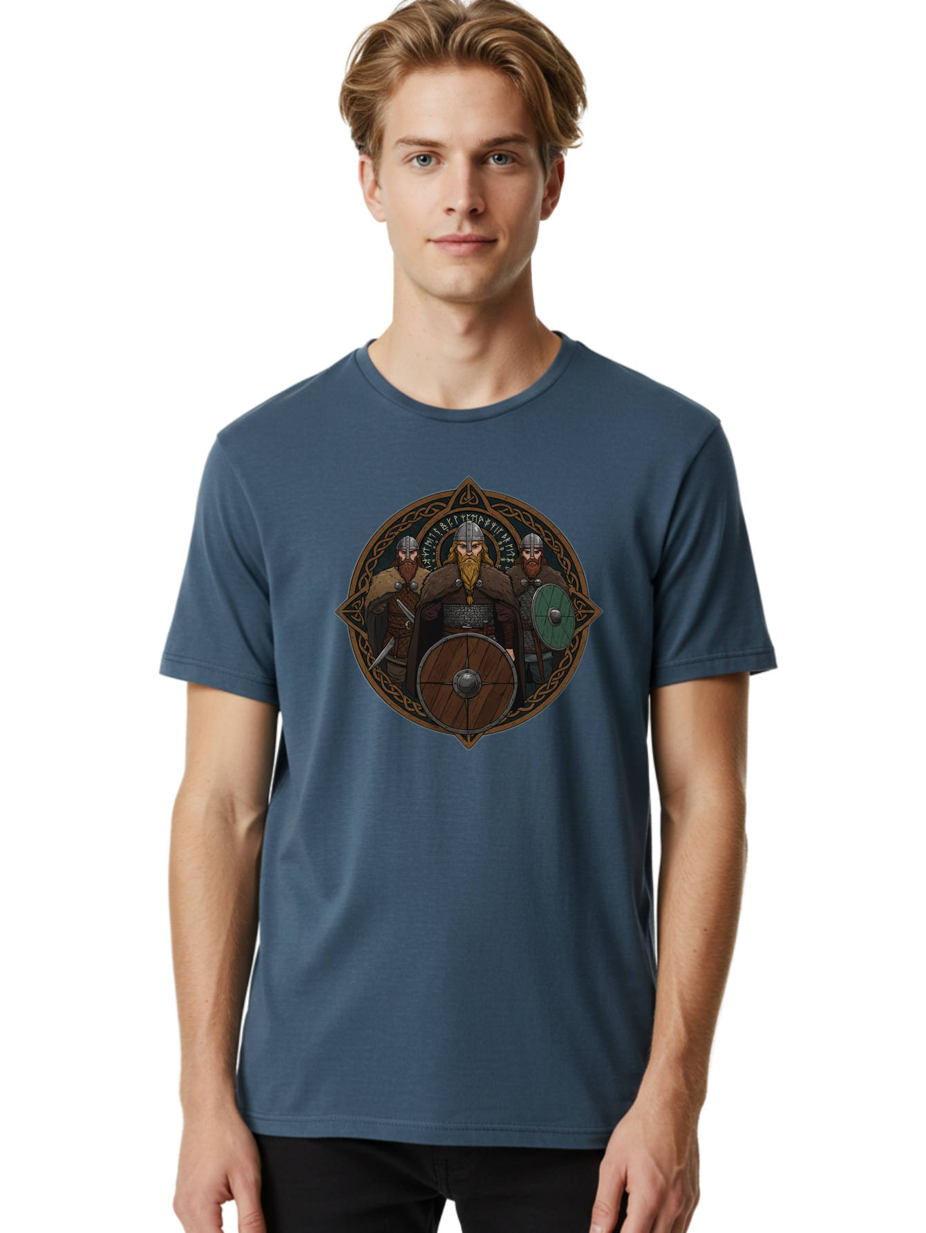 Viking-Warriors-5 Men'S Graphic Tee, 100% Cotton, Comfortable Casual Summer Wear, Machine Washable, Vintage Camera, Old Camera, Antique Camera, Black Camera, Classic Photography, Photography Equipment, Nostalgic Device, Film Camera, Camera Art Bah333