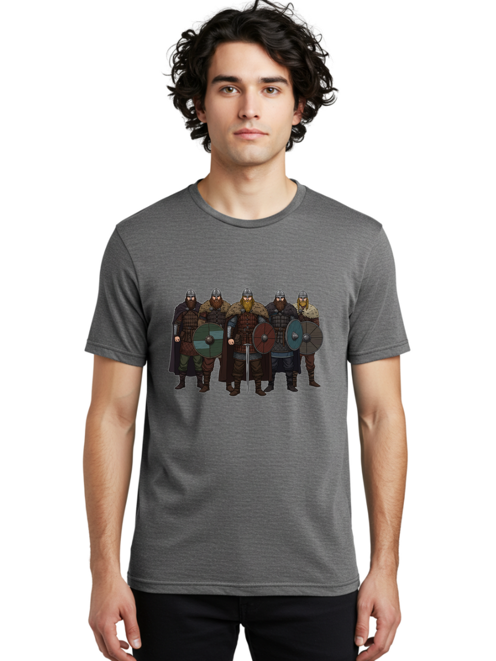 Viking-Warriors Men'S Graphic Tee, 100% Cotton, Comfortable Casual Summer Wear, Machine Washable, Vintage Camera, Old Camera, Antique Camera, Black Camera, Classic Photography, Photography Equipment, Nostalgic Device, Film Camera, Camera Art Bah338