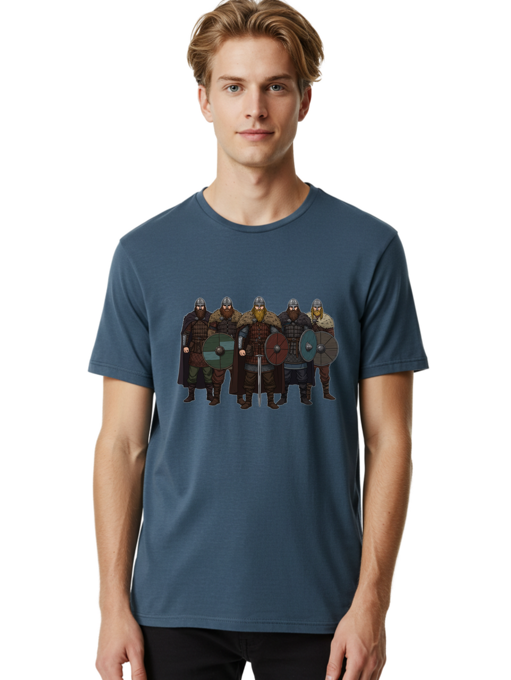 Viking-Warriors Men'S Graphic Tee, 100% Cotton, Comfortable Casual Summer Wear, Machine Washable, Vintage Camera, Old Camera, Antique Camera, Black Camera, Classic Photography, Photography Equipment, Nostalgic Device, Film Camera, Camera Art Bah338
