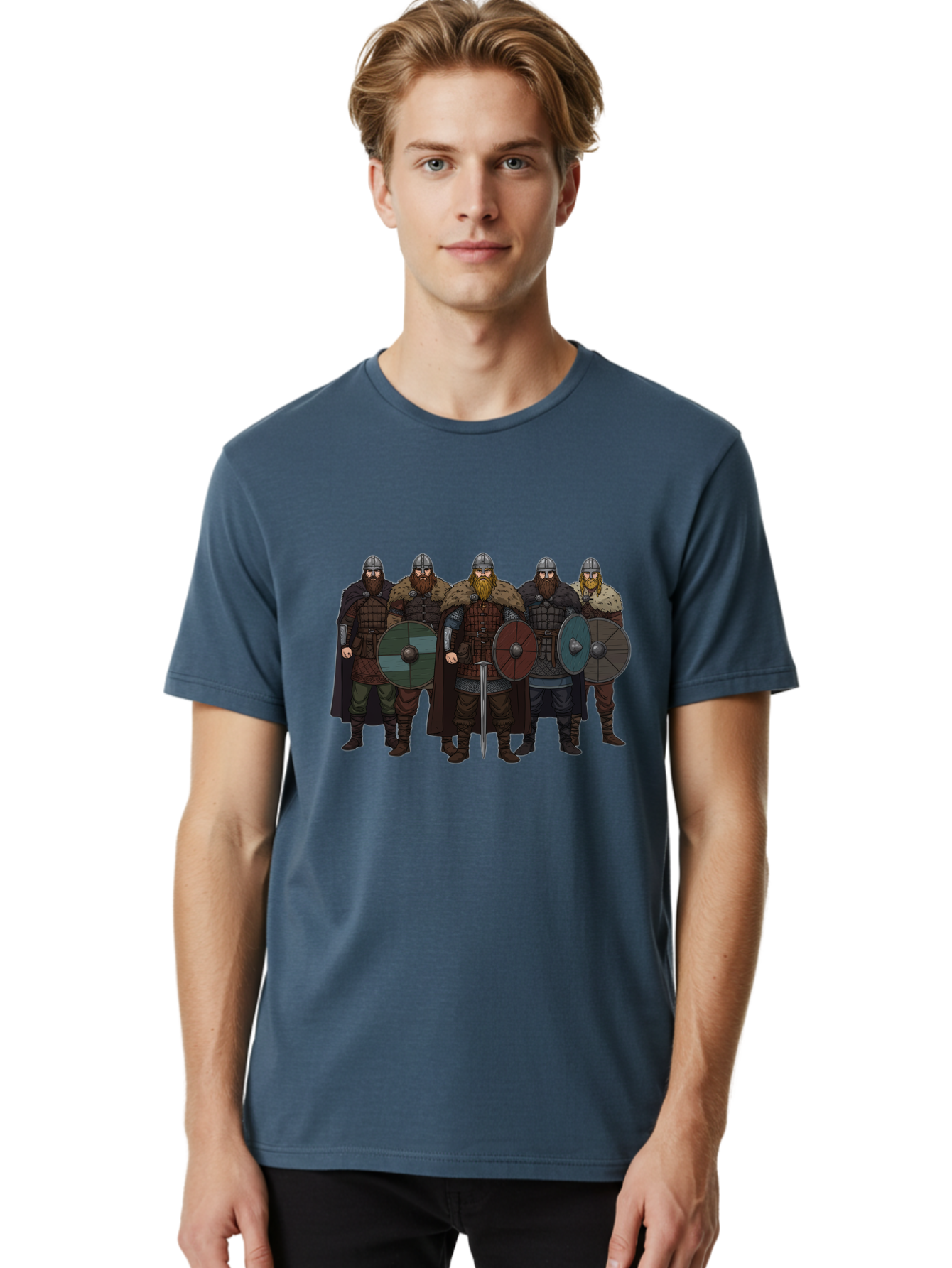Viking-Warriors Men'S Graphic Tee, 100% Cotton, Comfortable Casual Summer Wear, Machine Washable, Vintage Camera, Old Camera, Antique Camera, Black Camera, Classic Photography, Photography Equipment, Nostalgic Device, Film Camera, Camera Art Bah338